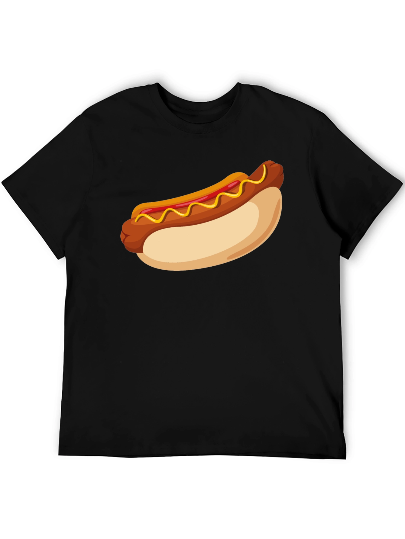 Hot Dog Graphic Tee - Casual Comfort