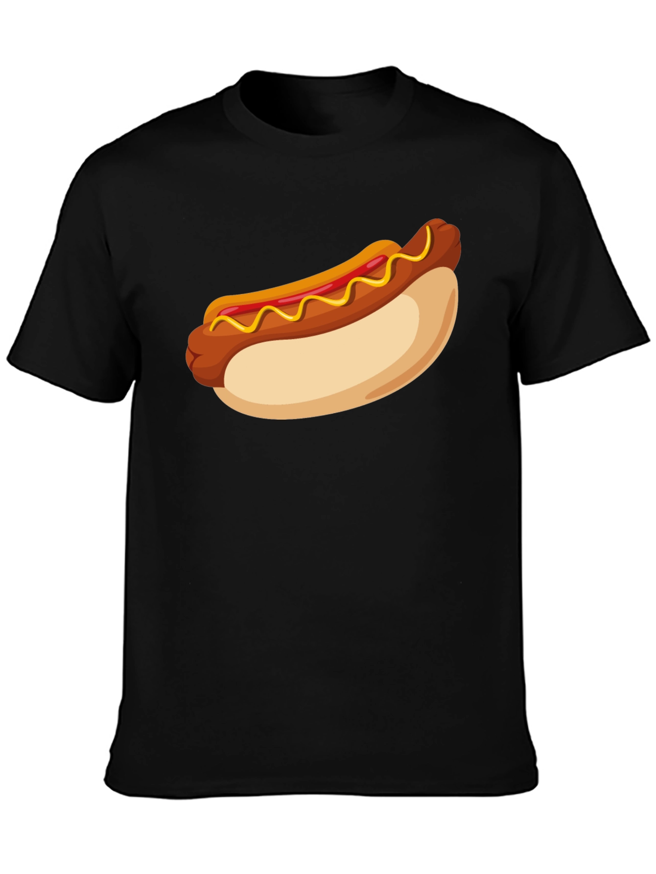 Hot Dog Graphic Tee - Casual Comfort