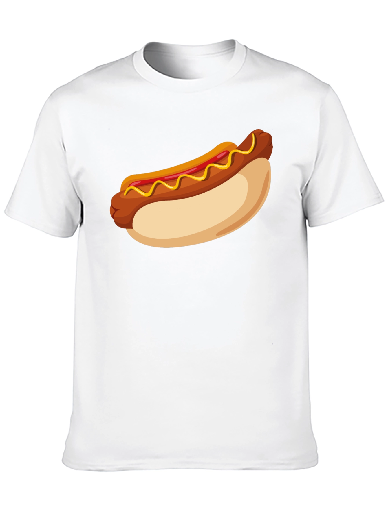 Hot Dog Graphic Tee - Casual Comfort