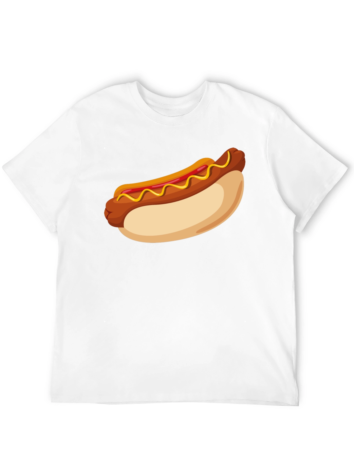 Hot Dog Graphic Tee - Casual Comfort