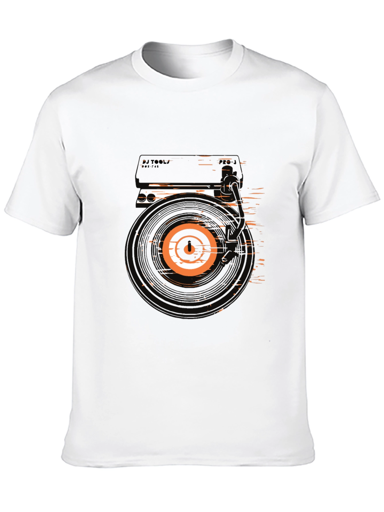 DJ Turntable Graphic Tee - Stylish Music Lovers T-Shirt