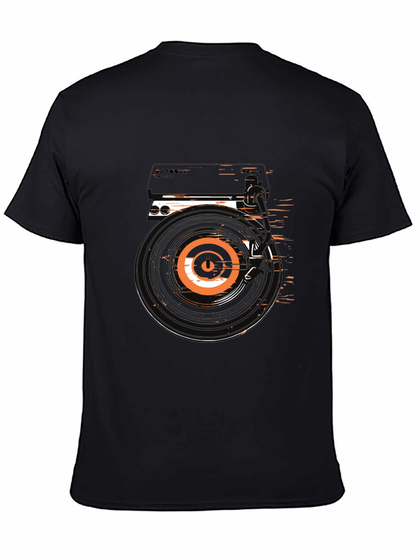 DJ Turntable Graphic Tee - Stylish Music Lovers T-Shirt