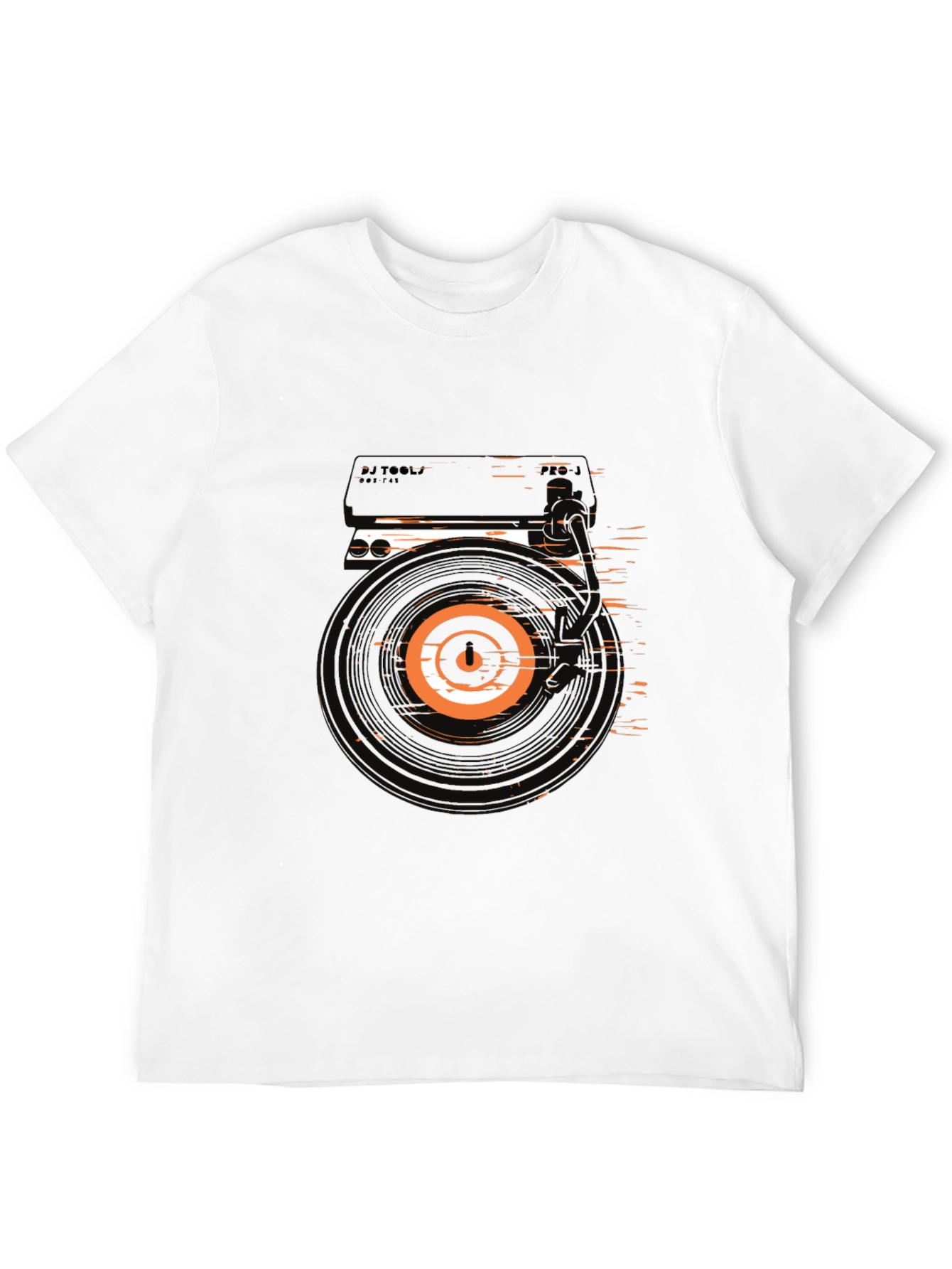 DJ Turntable Graphic Tee - Stylish Music Lovers T-Shirt