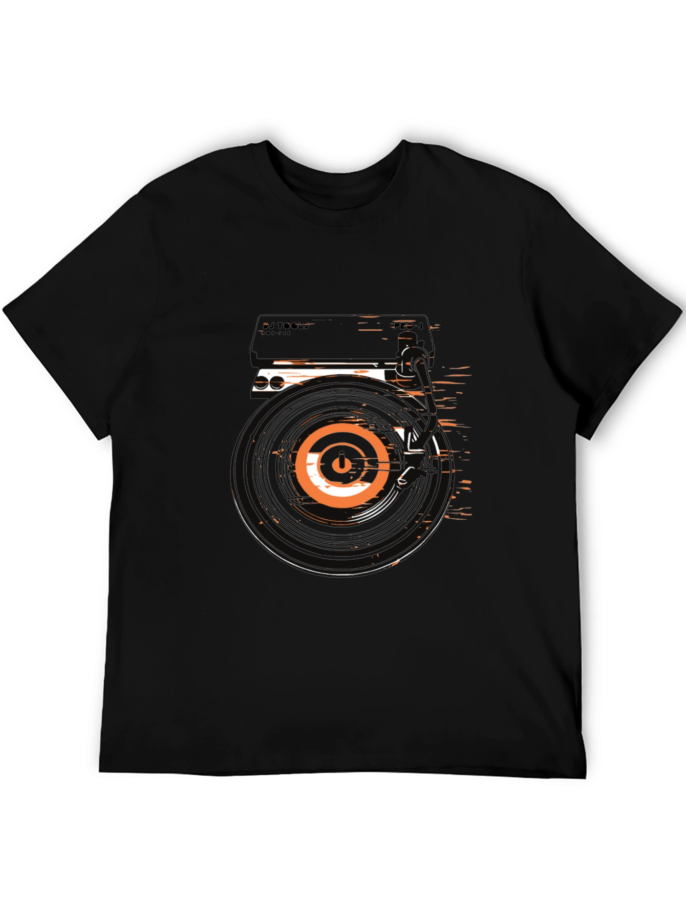 DJ Turntable Graphic Tee - Stylish Music Lovers T-Shirt