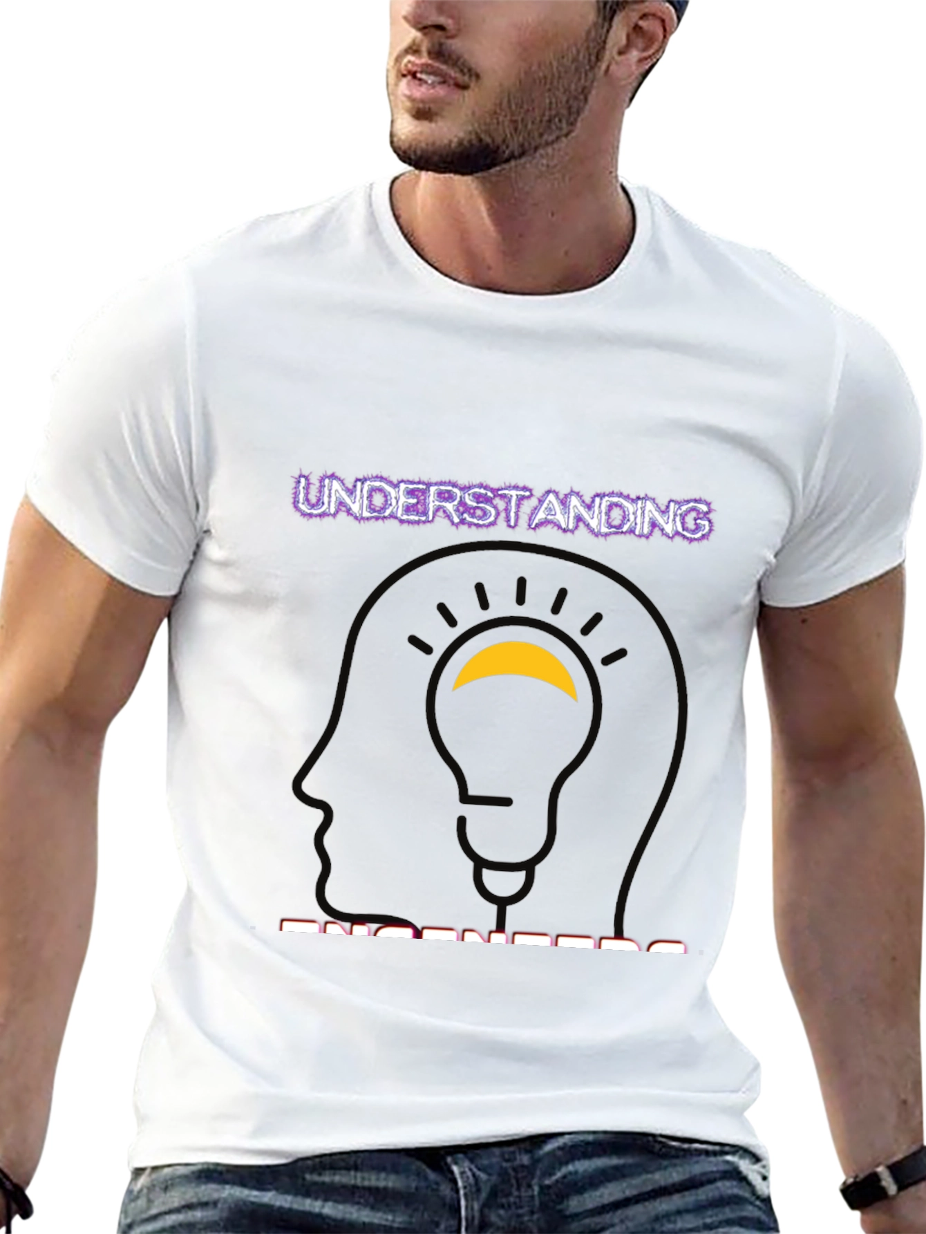 Understanding Engineers Black Graphic Tee