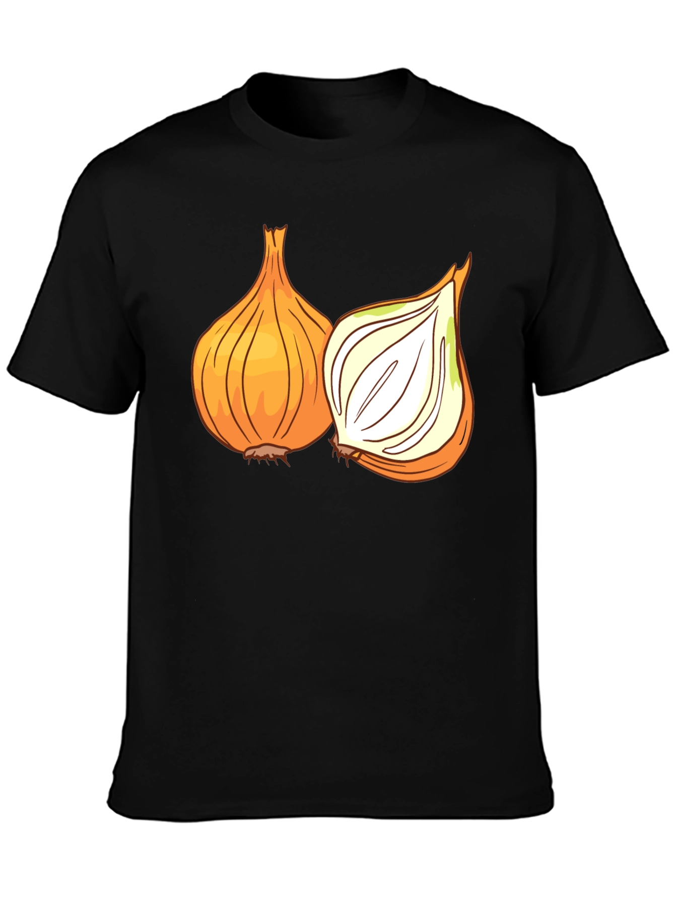 Onion Graphic Tee - Fresh Vegetable Humor Shirt