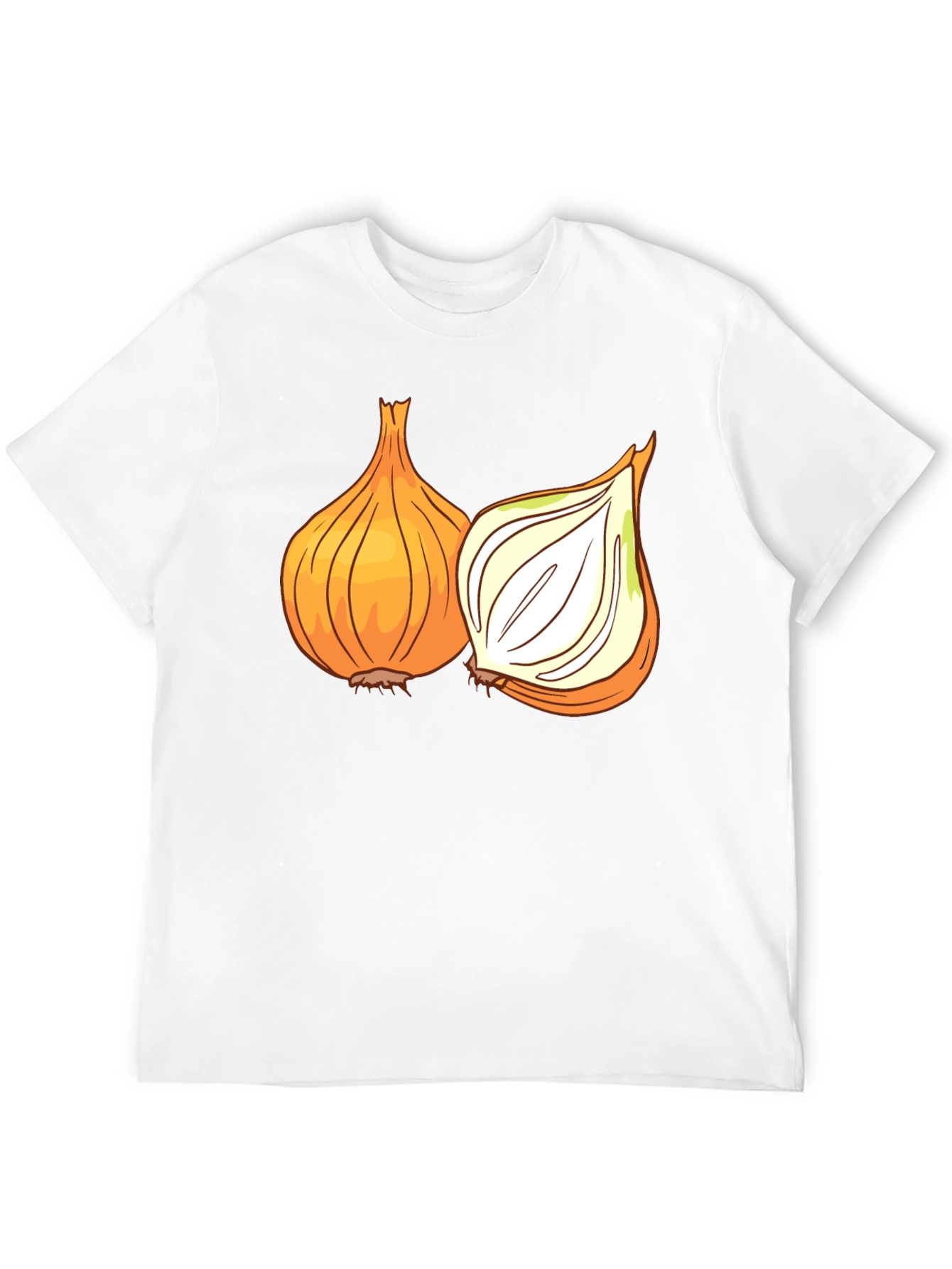 Onion Graphic Tee - Fresh Vegetable Humor Shirt