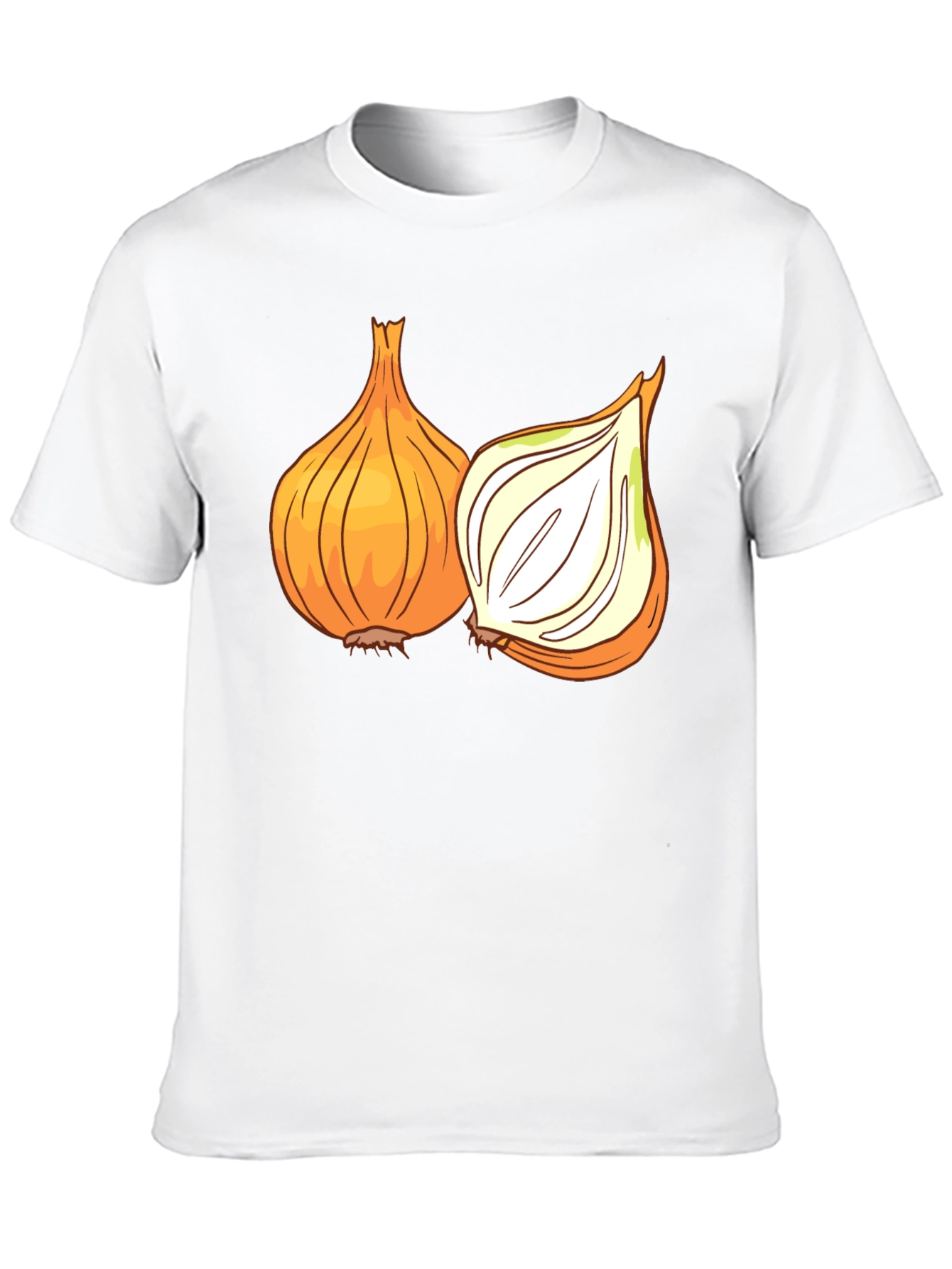 Onion Graphic Tee - Fresh Vegetable Humor Shirt