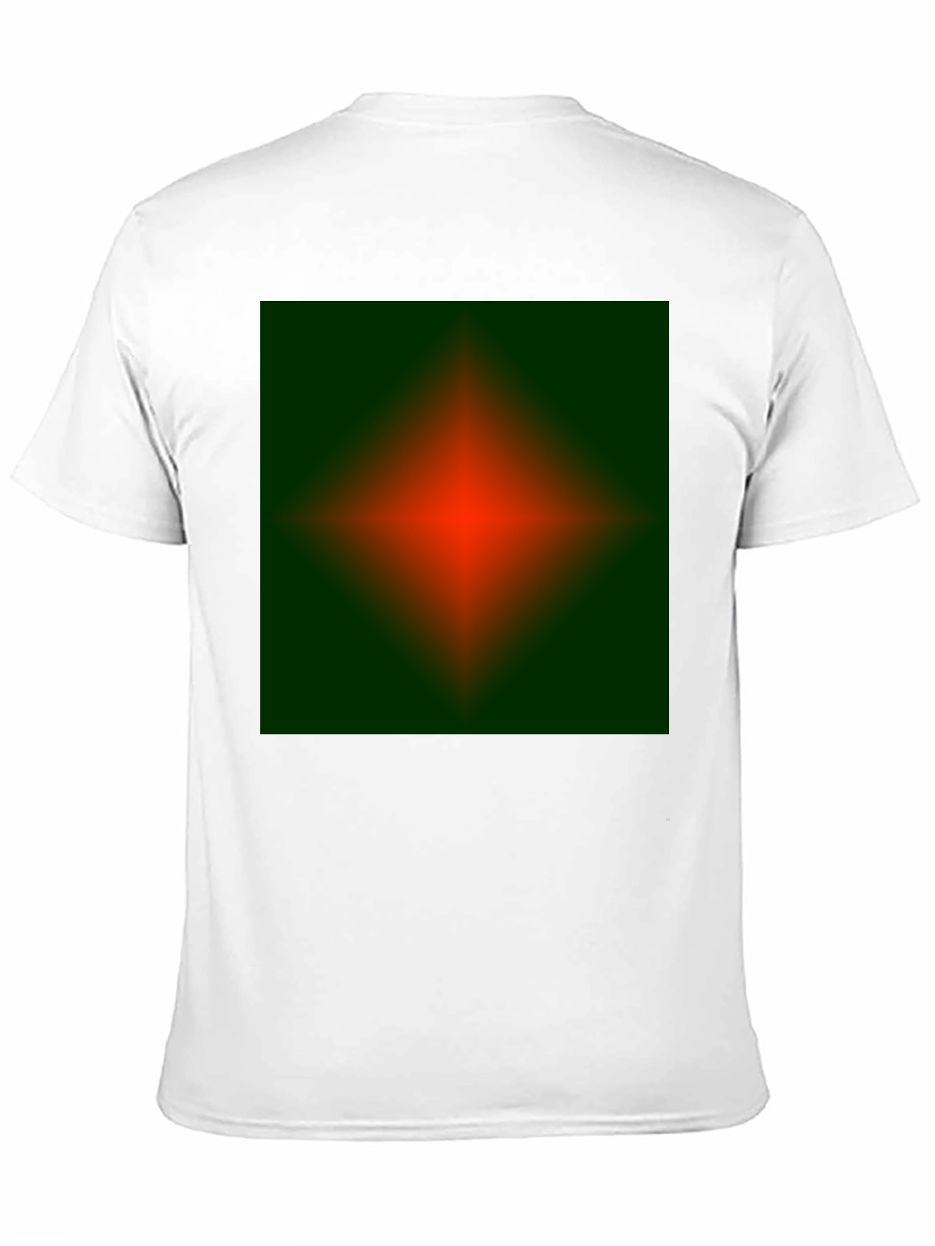 Abstract Green & Red Graphic Tee