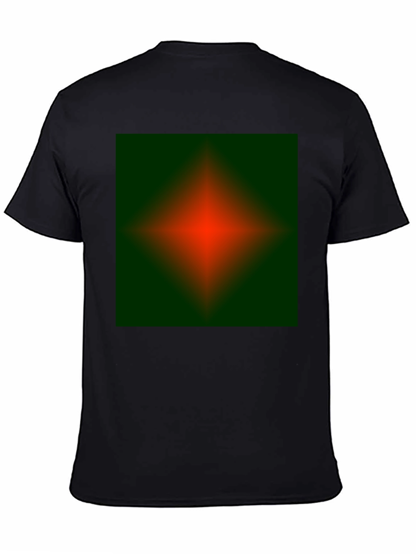 Abstract Green & Red Graphic Tee