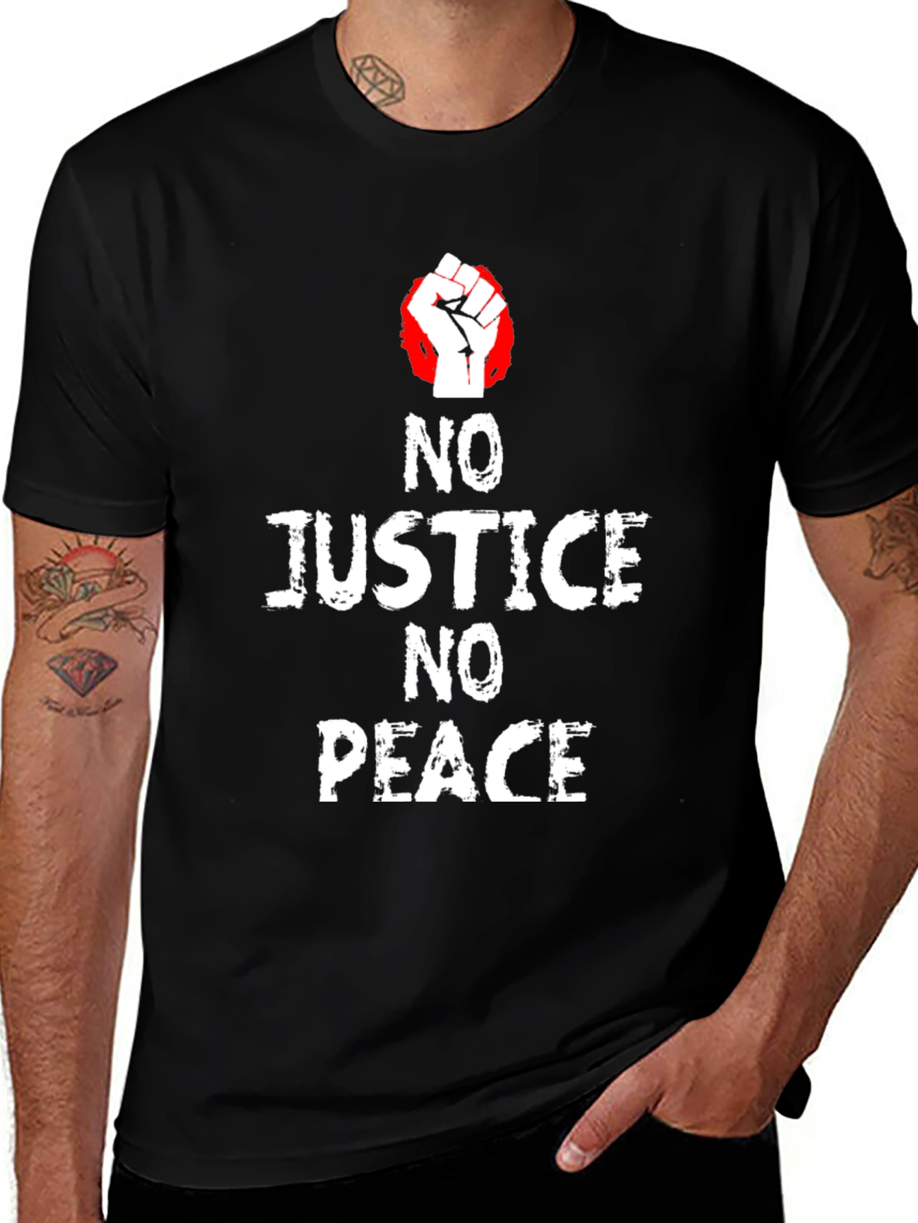 No Justice No Peace Graphic Tee