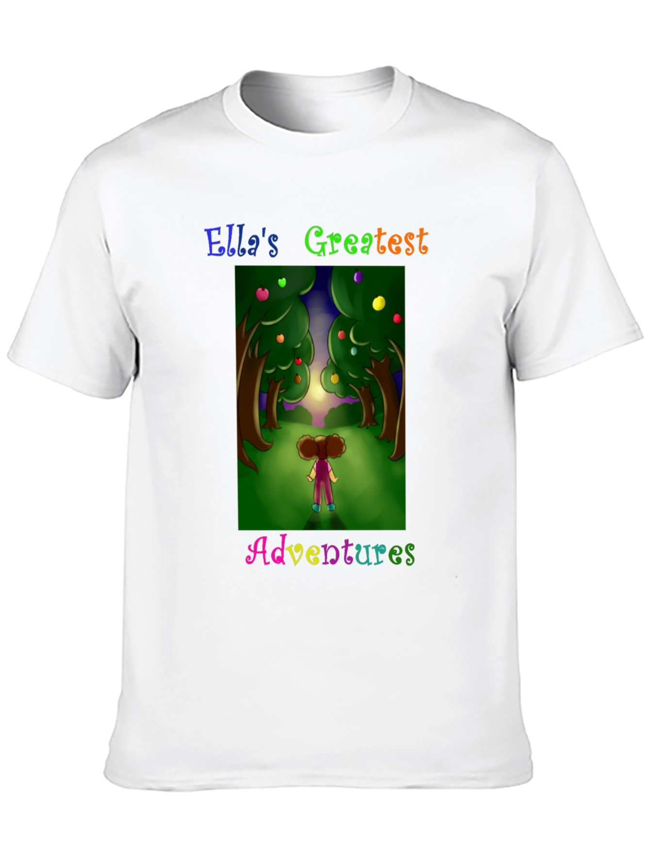 Ellas Adventures Graphic Tee -  Black Cotton T-Shirt