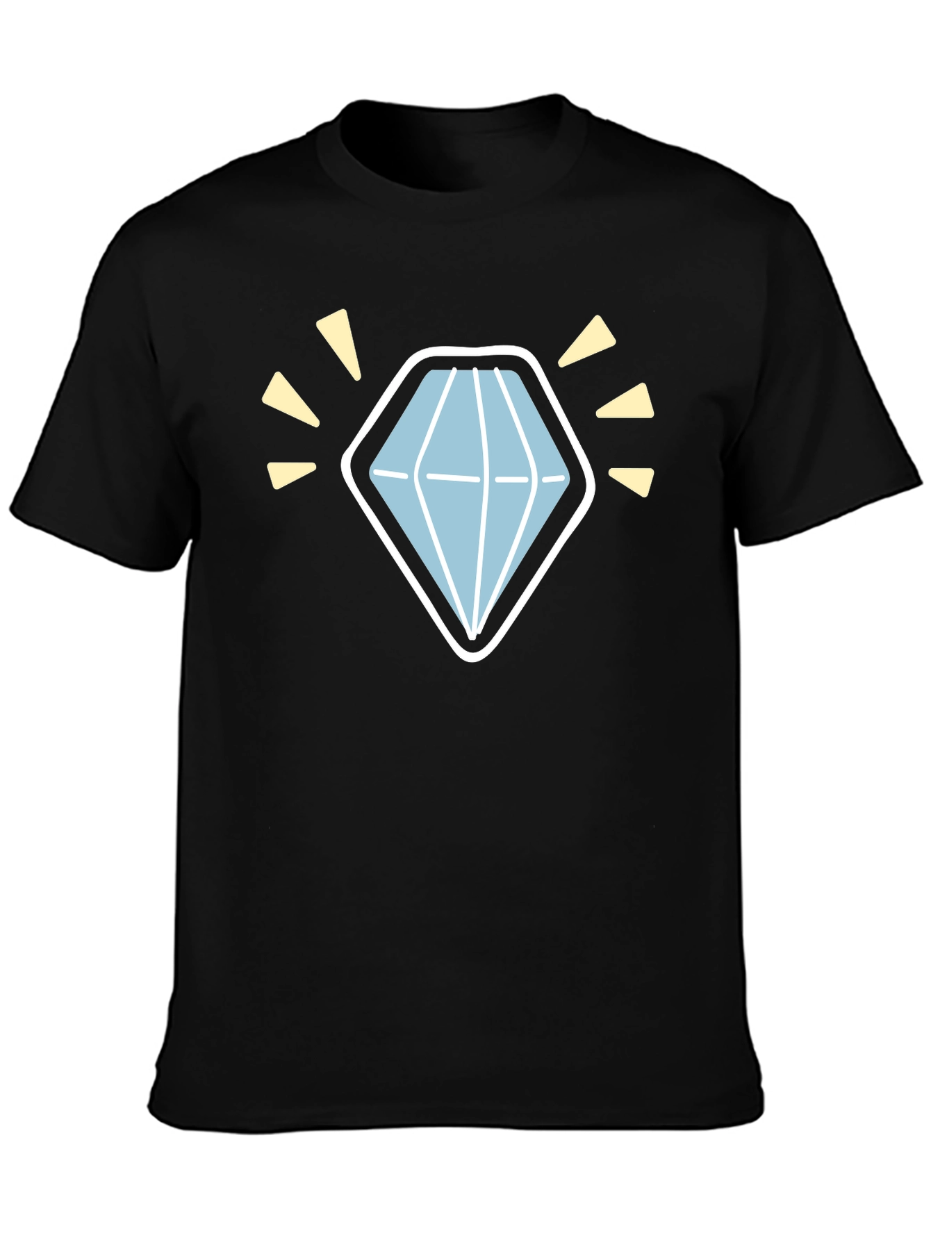 Diamond Graphic Black T-Shirt