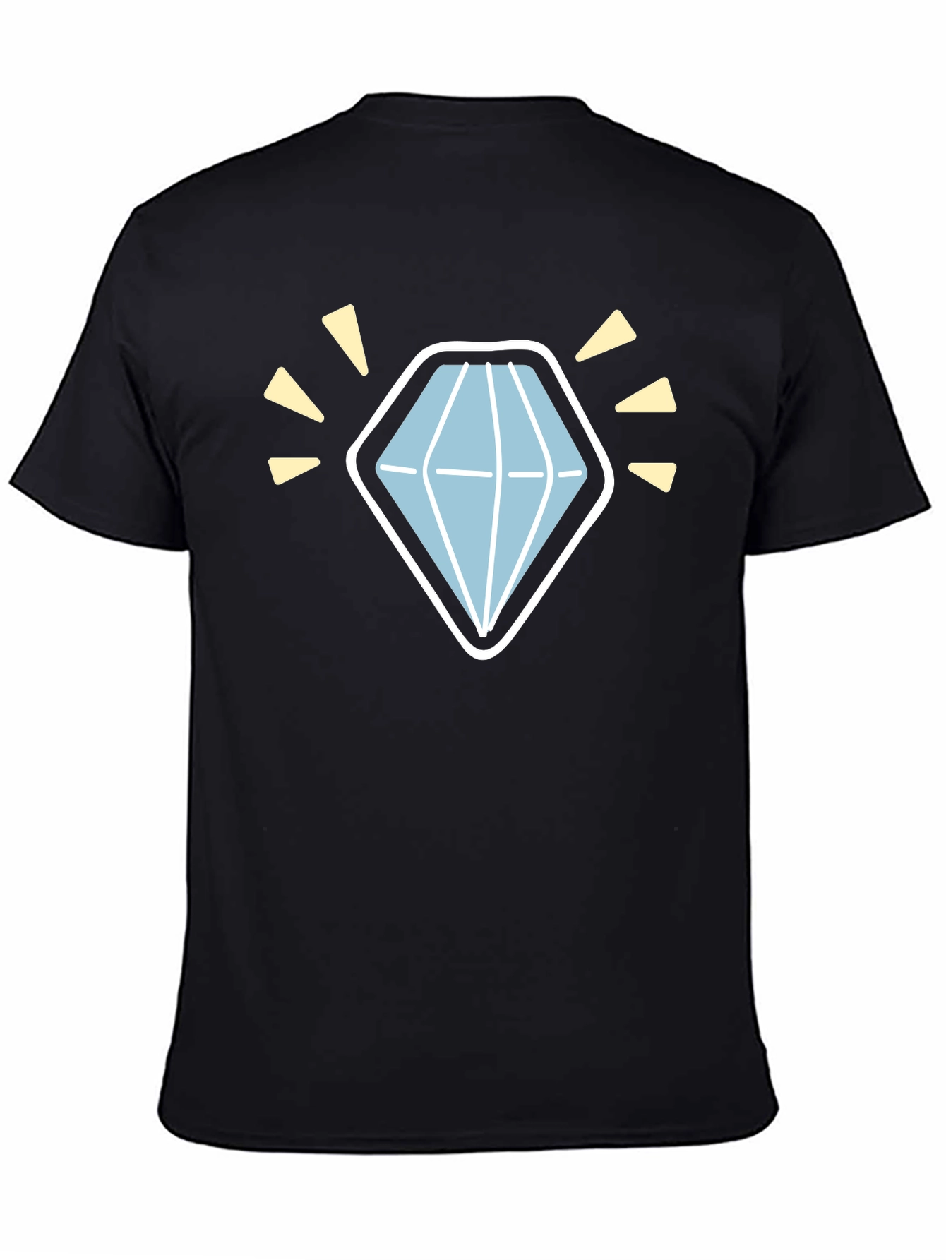 Diamond Graphic Black T-Shirt