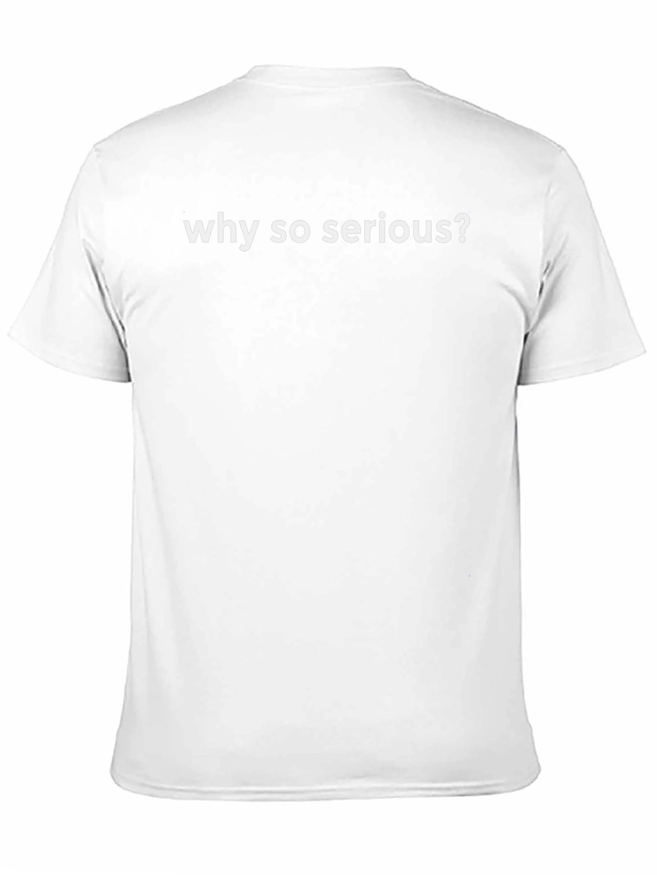 Why So Serious? Black Graphic Tee