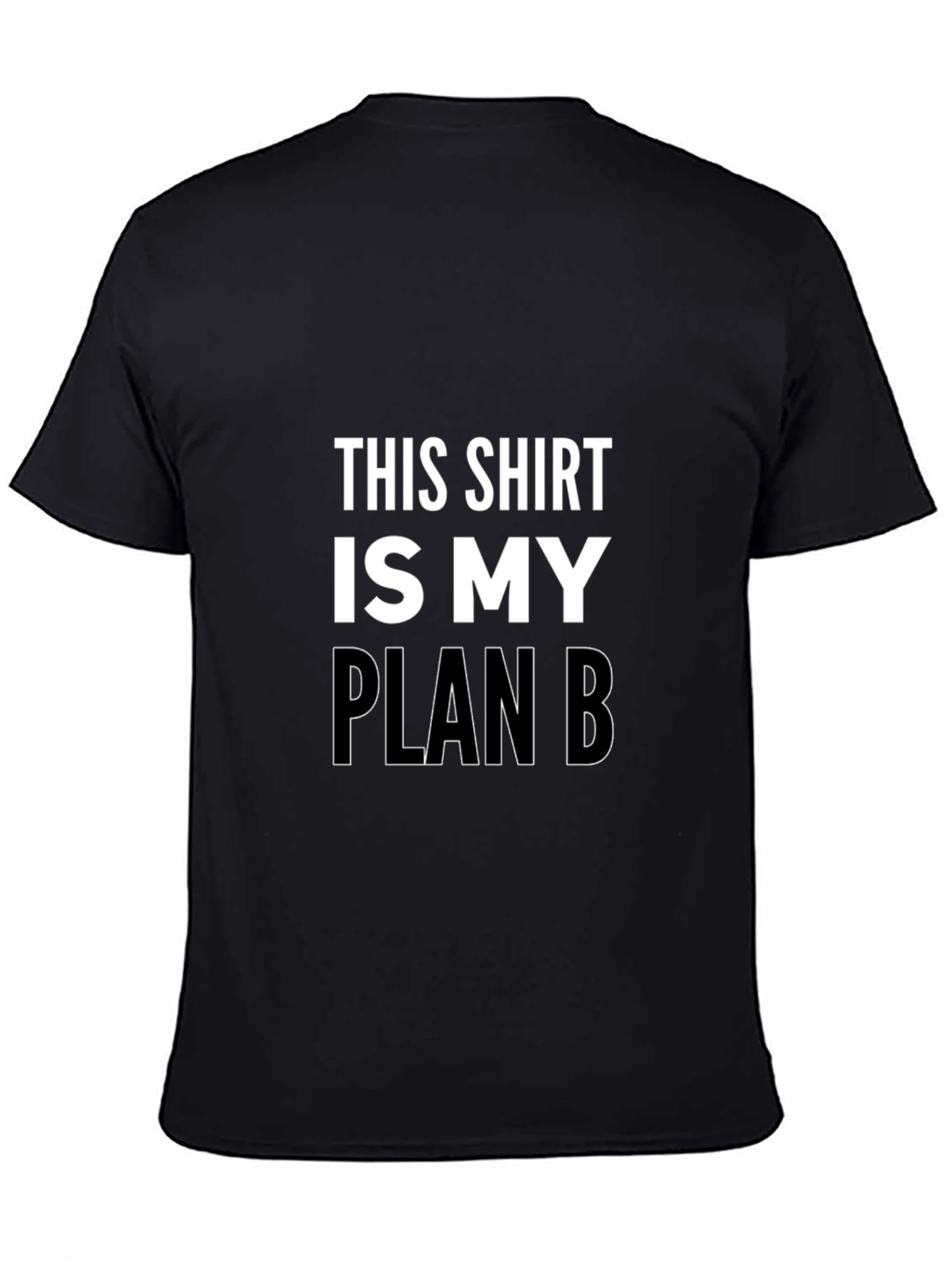 Funny Plan B T-Shirt - Black