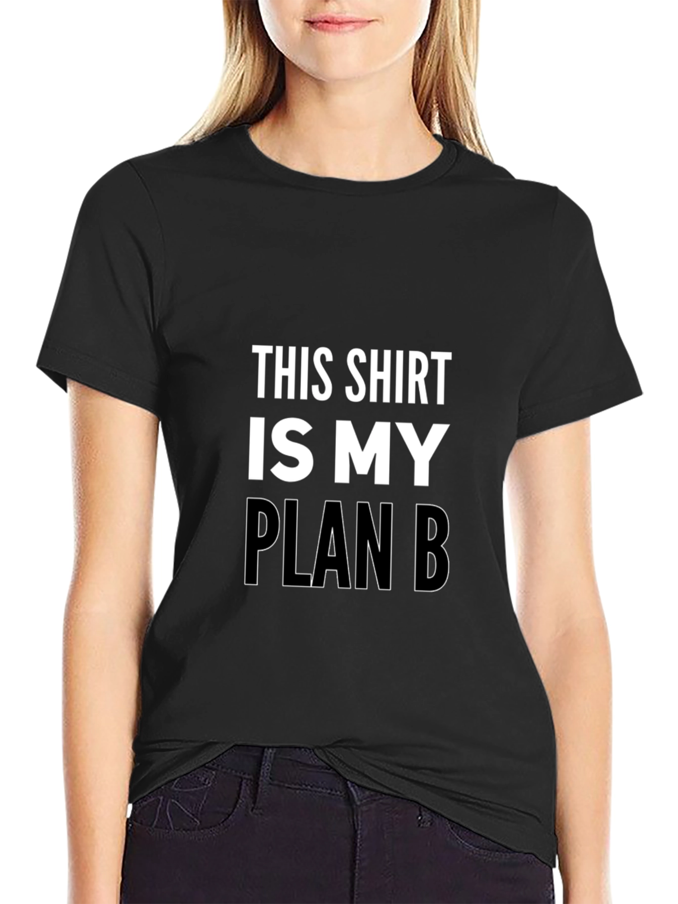 Funny Plan B T-Shirt - Black