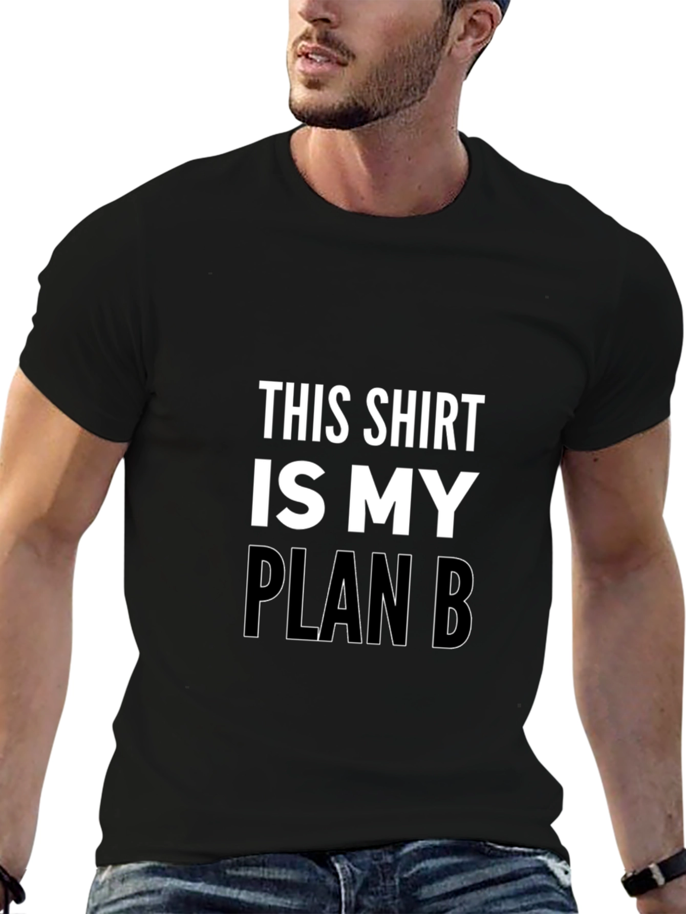 Funny Plan B T-Shirt - Black