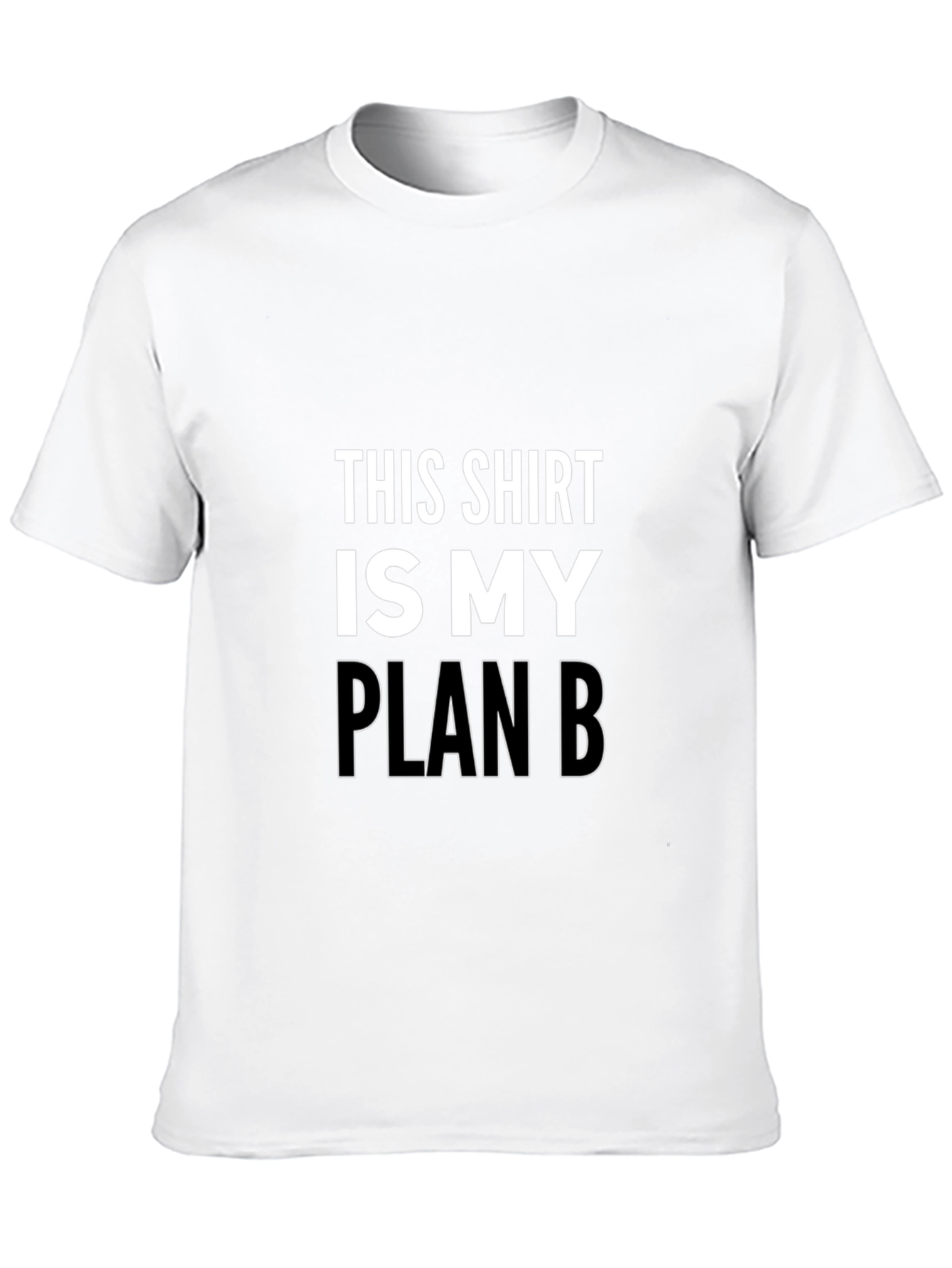 Funny Plan B T-Shirt - Black