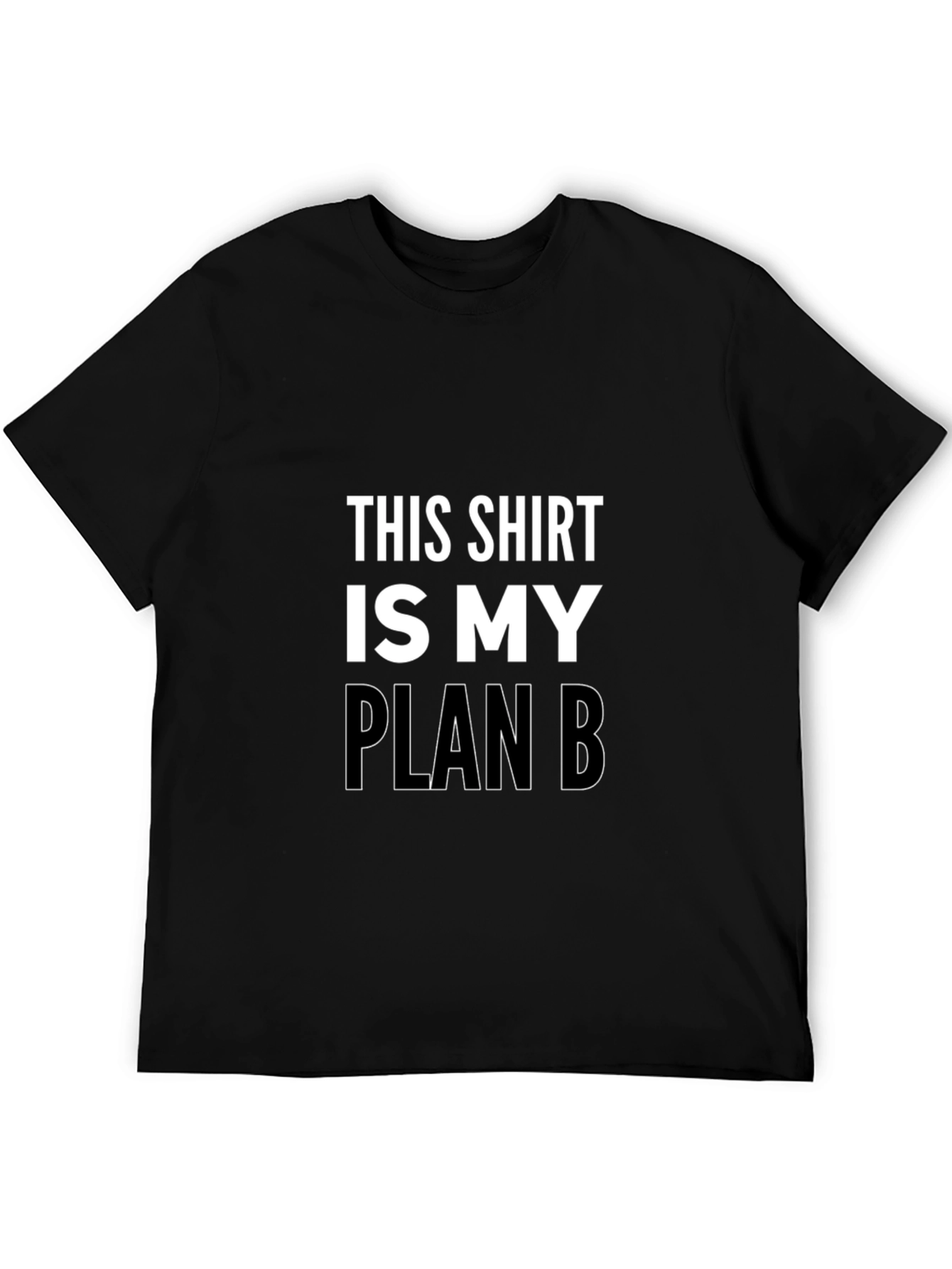 Funny Plan B T-Shirt - Black