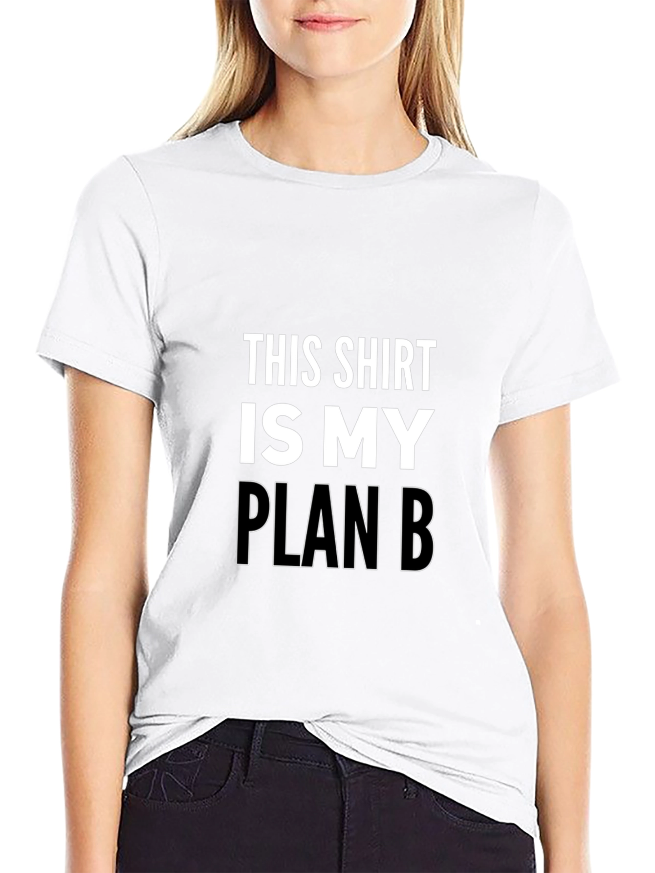 Funny Plan B T-Shirt - Black