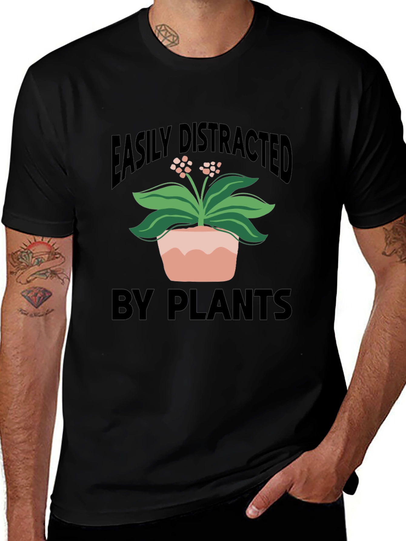 Easily Distracted By Plants Graphic Tee