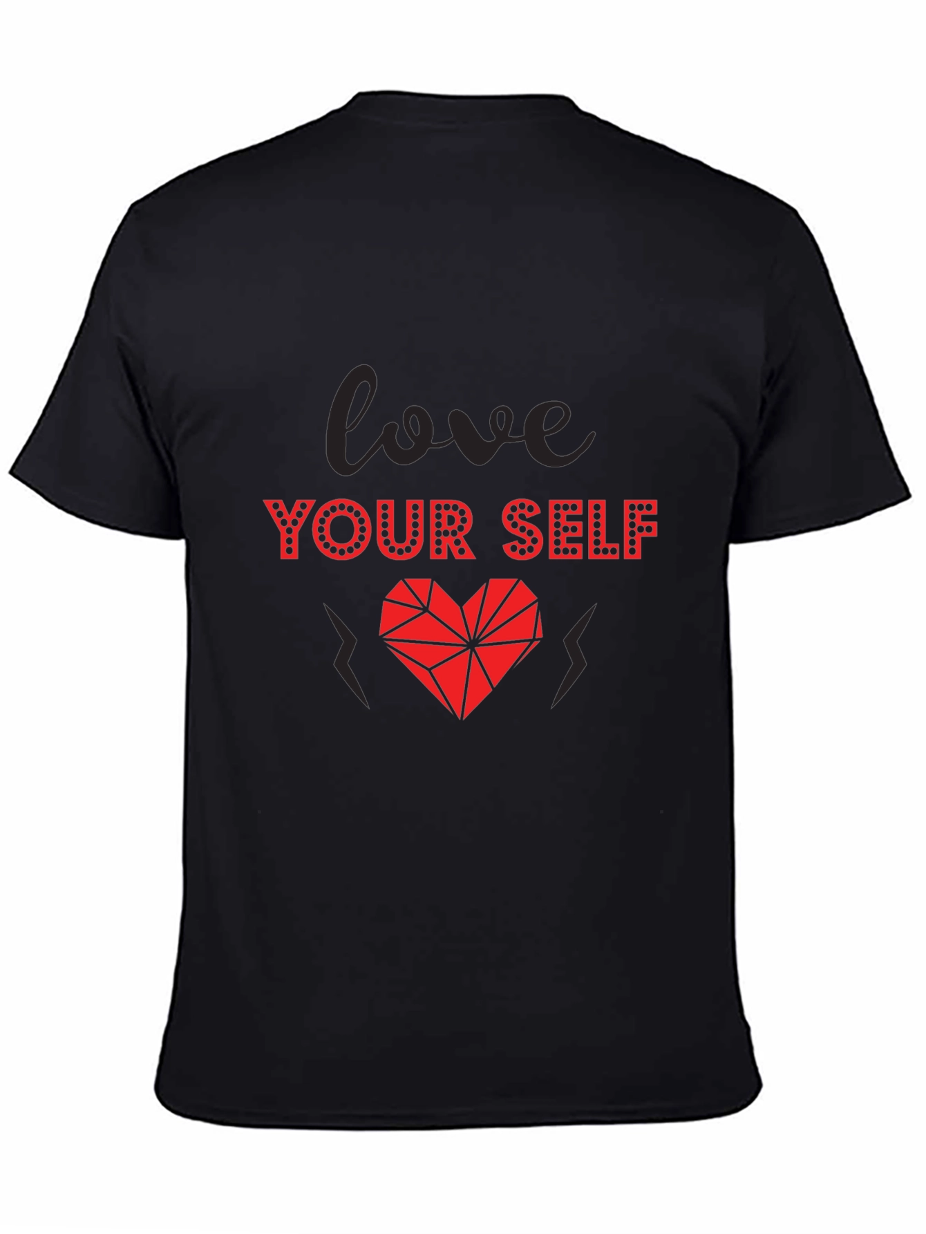 Love Yourself Graphic Tee - Stylish Heart Design