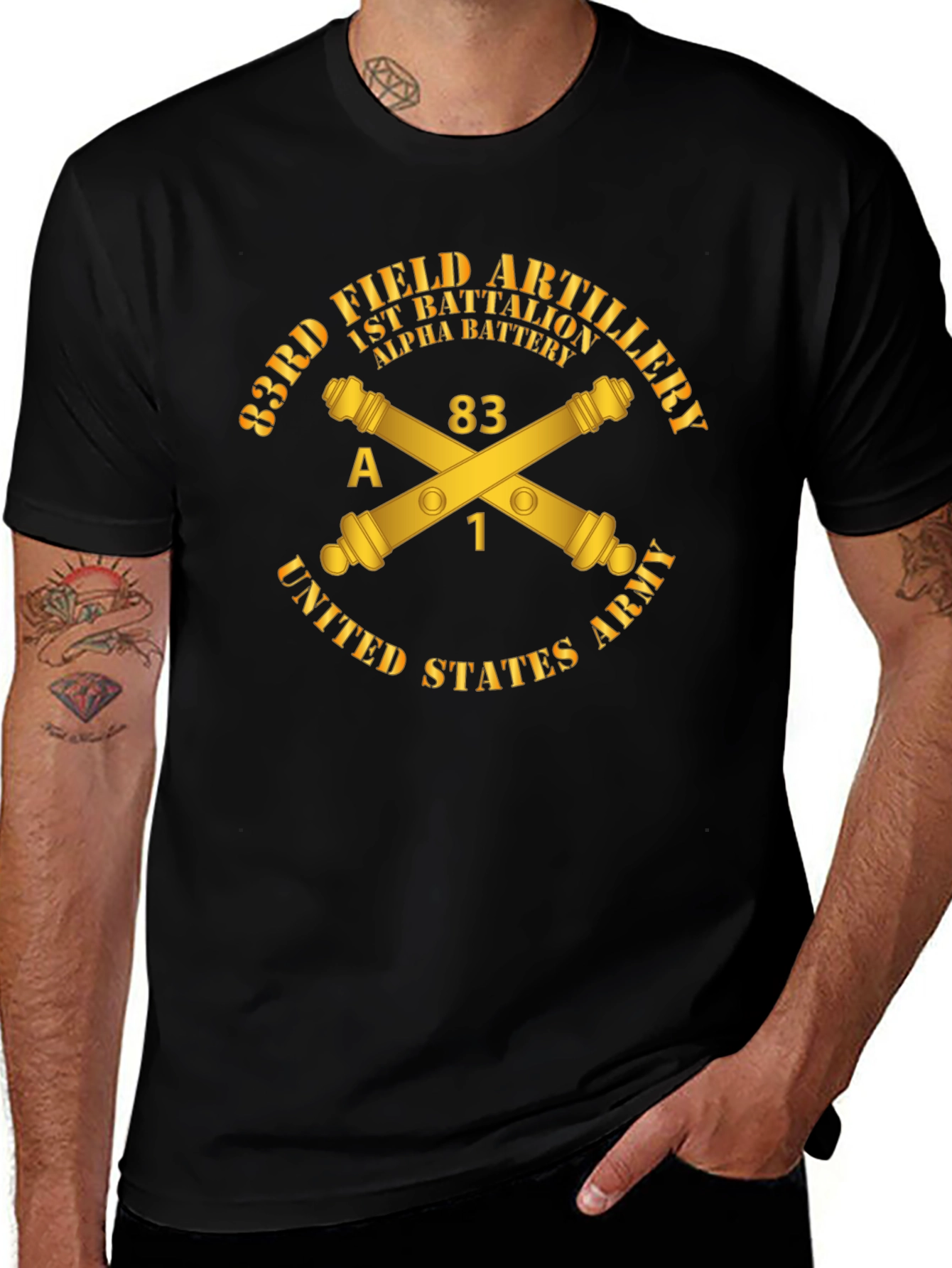 83rd Field Artillery T-Shirt - Military Pride