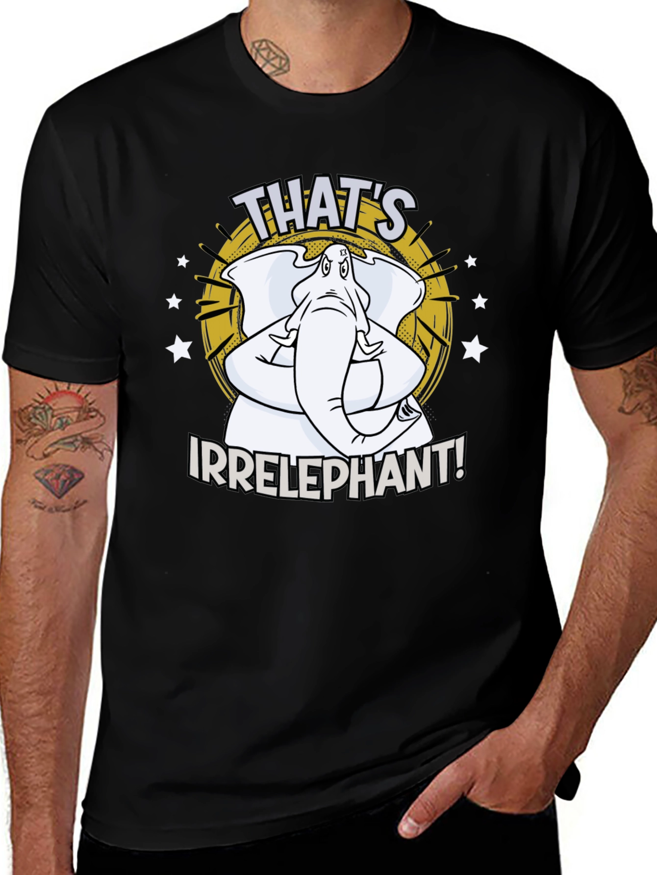 Irrelephant T-Shirt - Funny Elephant Graphic Tee
