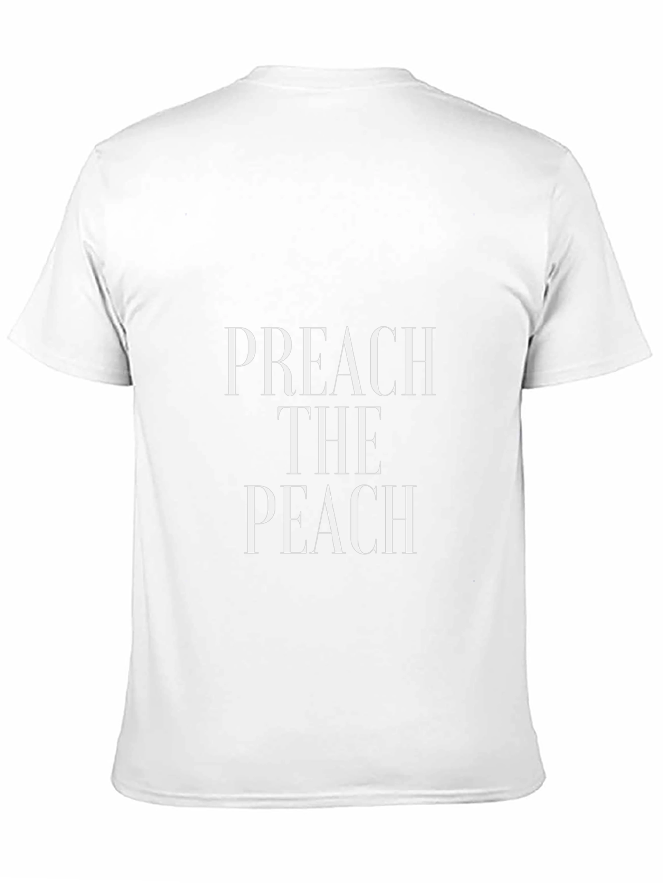 Preach The Peach Graphic T-Shirt - Stylish Cotton Tee
