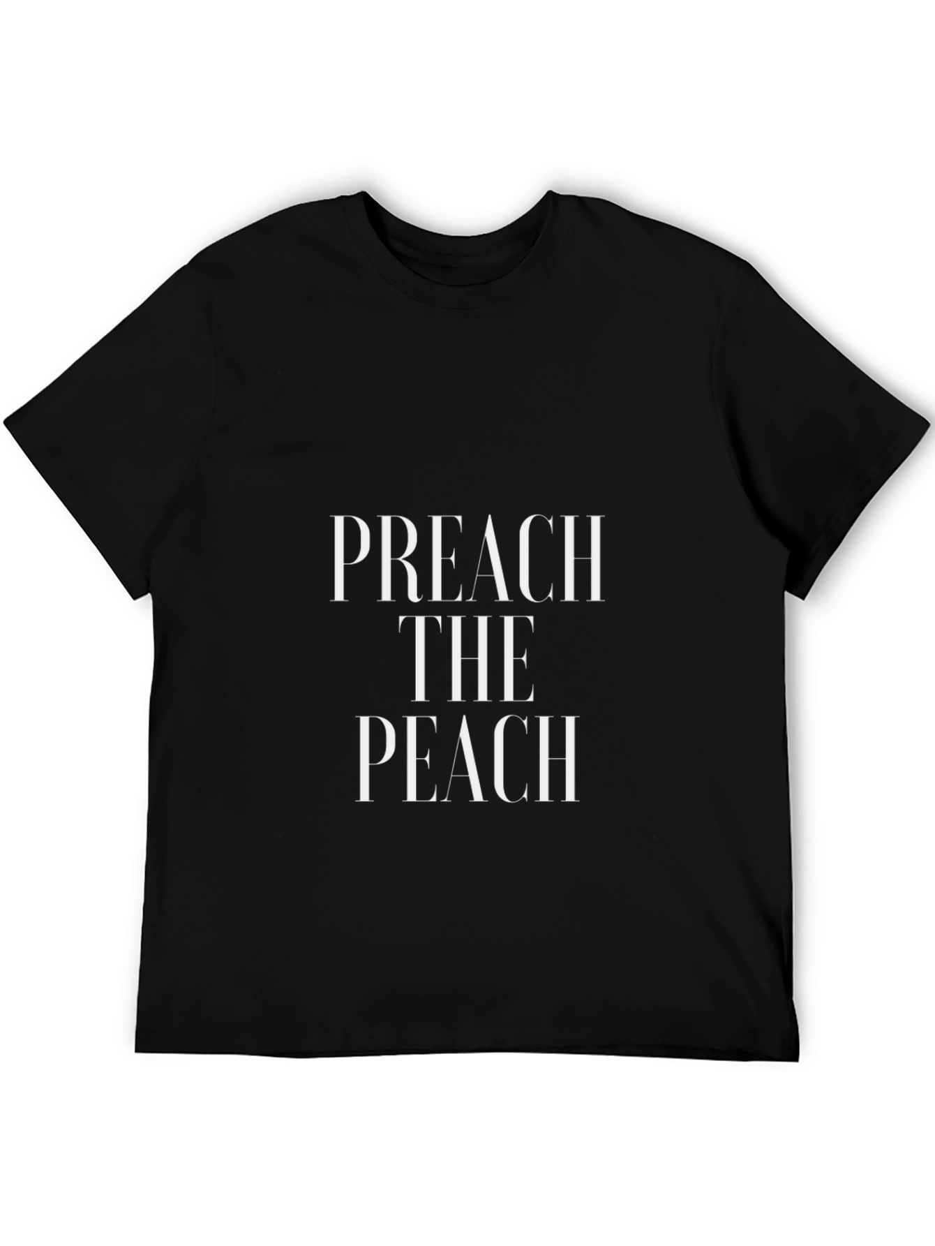 Preach The Peach Graphic T-Shirt - Stylish Cotton Tee
