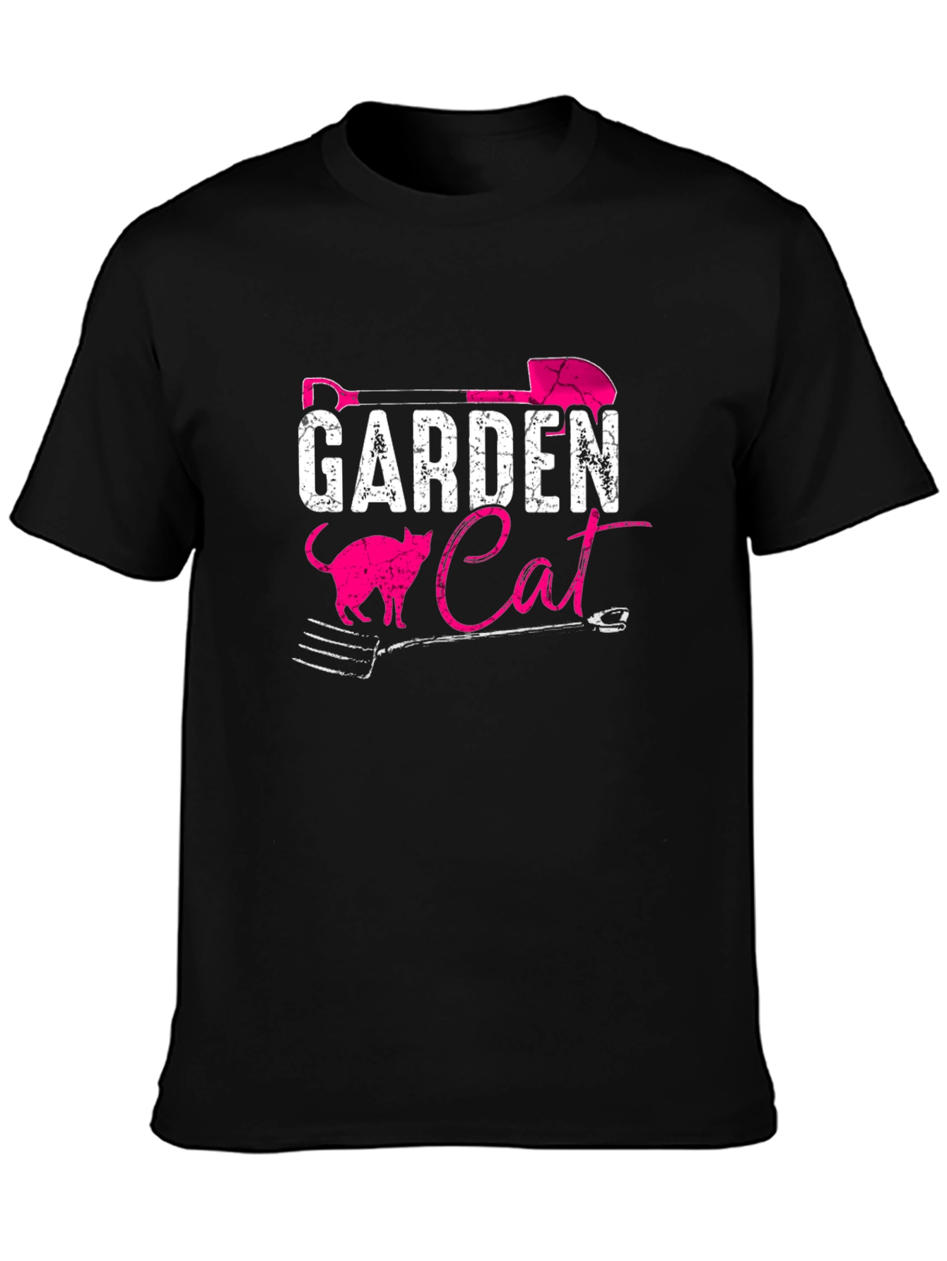 Garden Cat T-Shirt: Gardening Humor