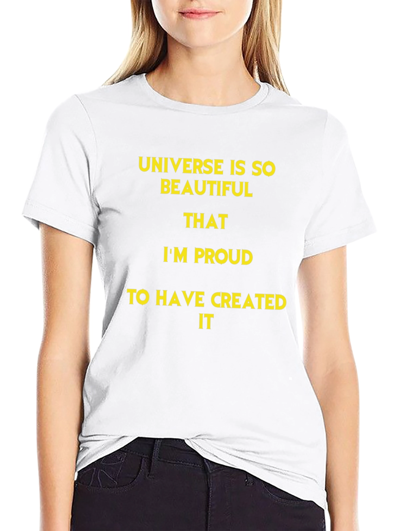 Universe Creator T-Shirt - Black Cotton Graphic Tee