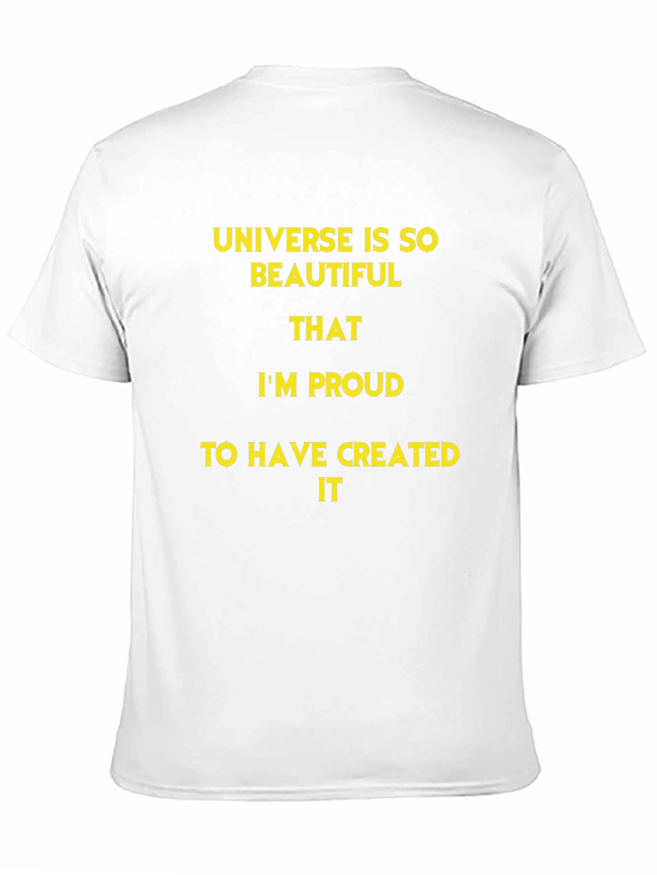 Universe Creator T-Shirt - Black Cotton Graphic Tee