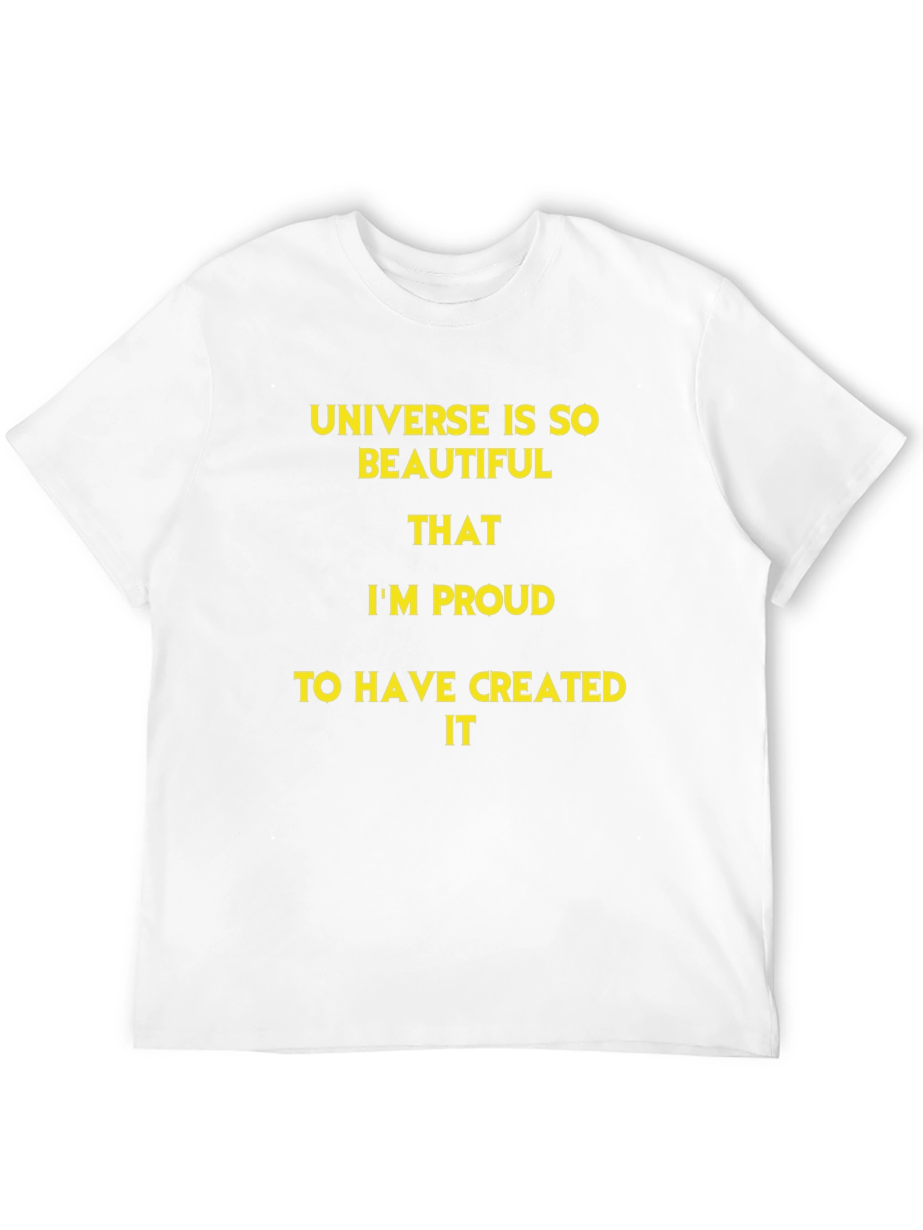 Universe Creator T-Shirt - Black Cotton Graphic Tee