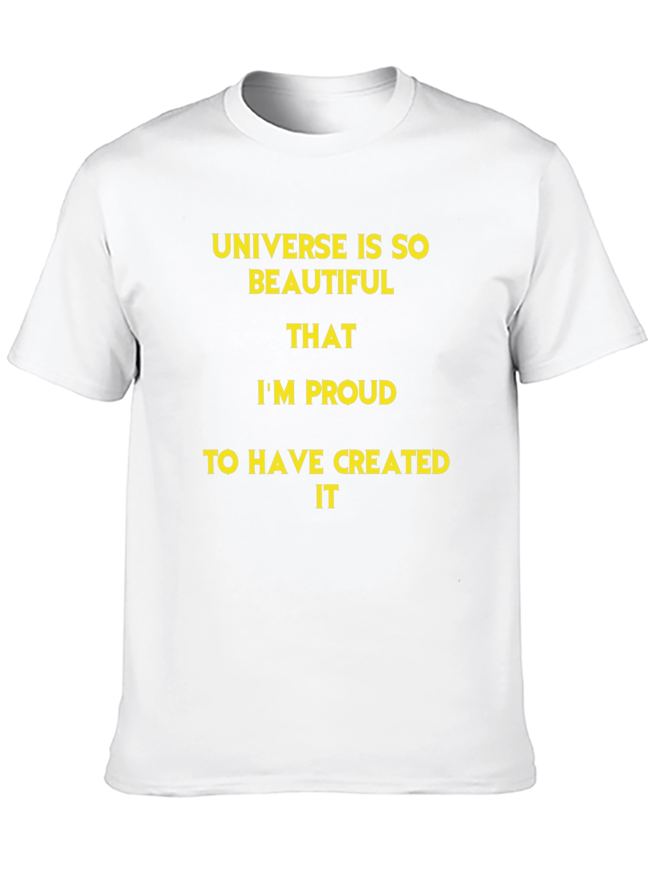 Universe Creator T-Shirt - Black Cotton Graphic Tee