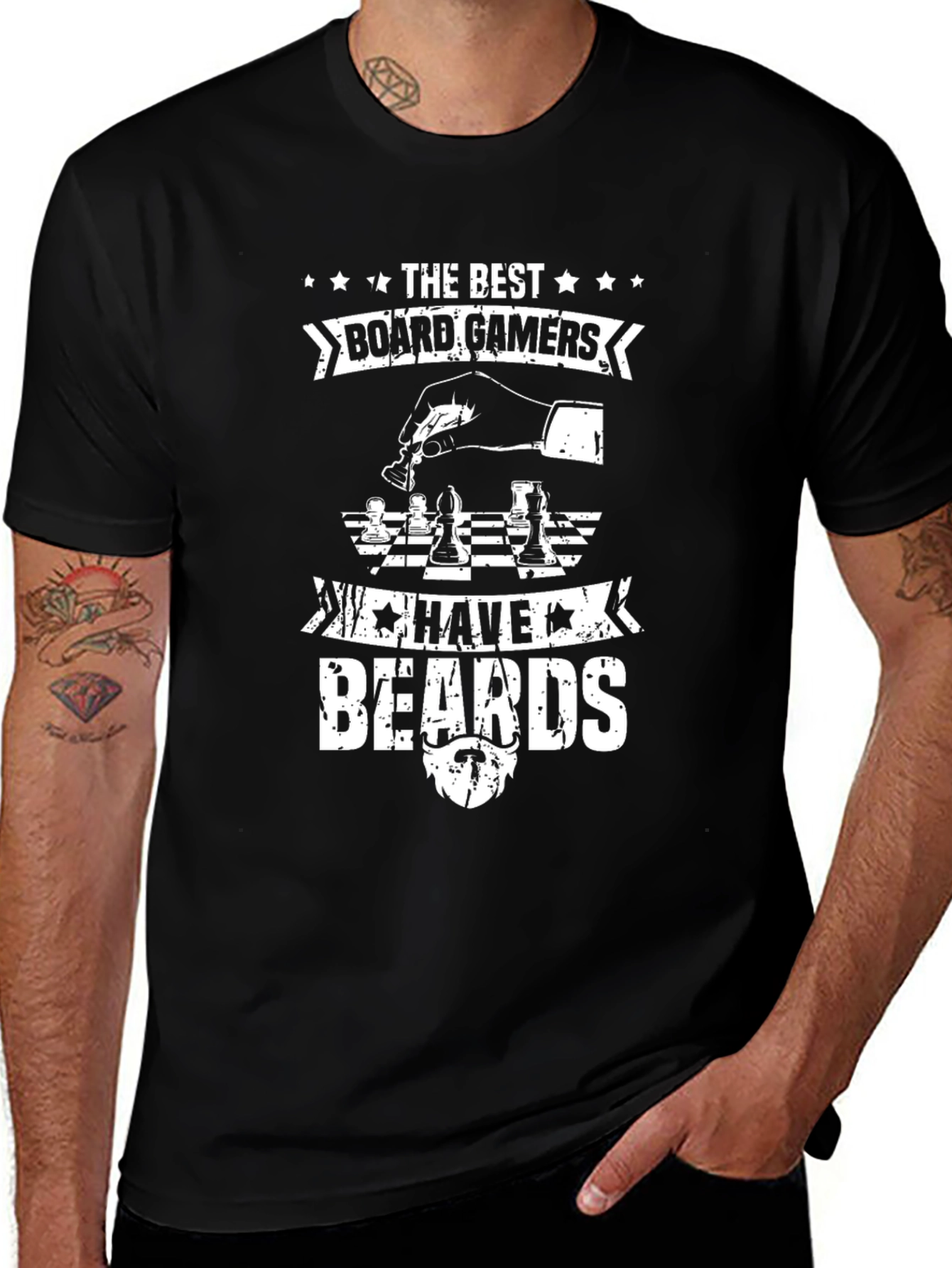 The Best Board Gamers Have Beards T-Shirt