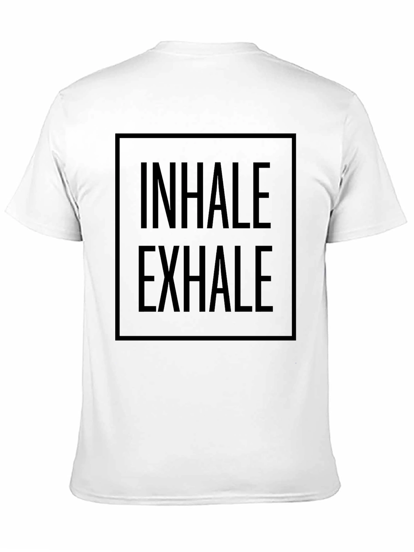 Inhale Exhale Graphic Tee - Stylish Comfort