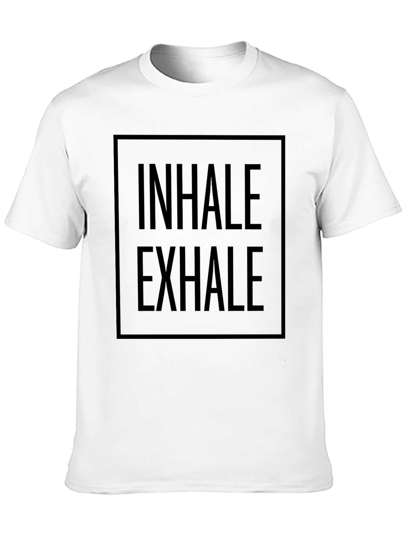Inhale Exhale Graphic Tee - Stylish Comfort