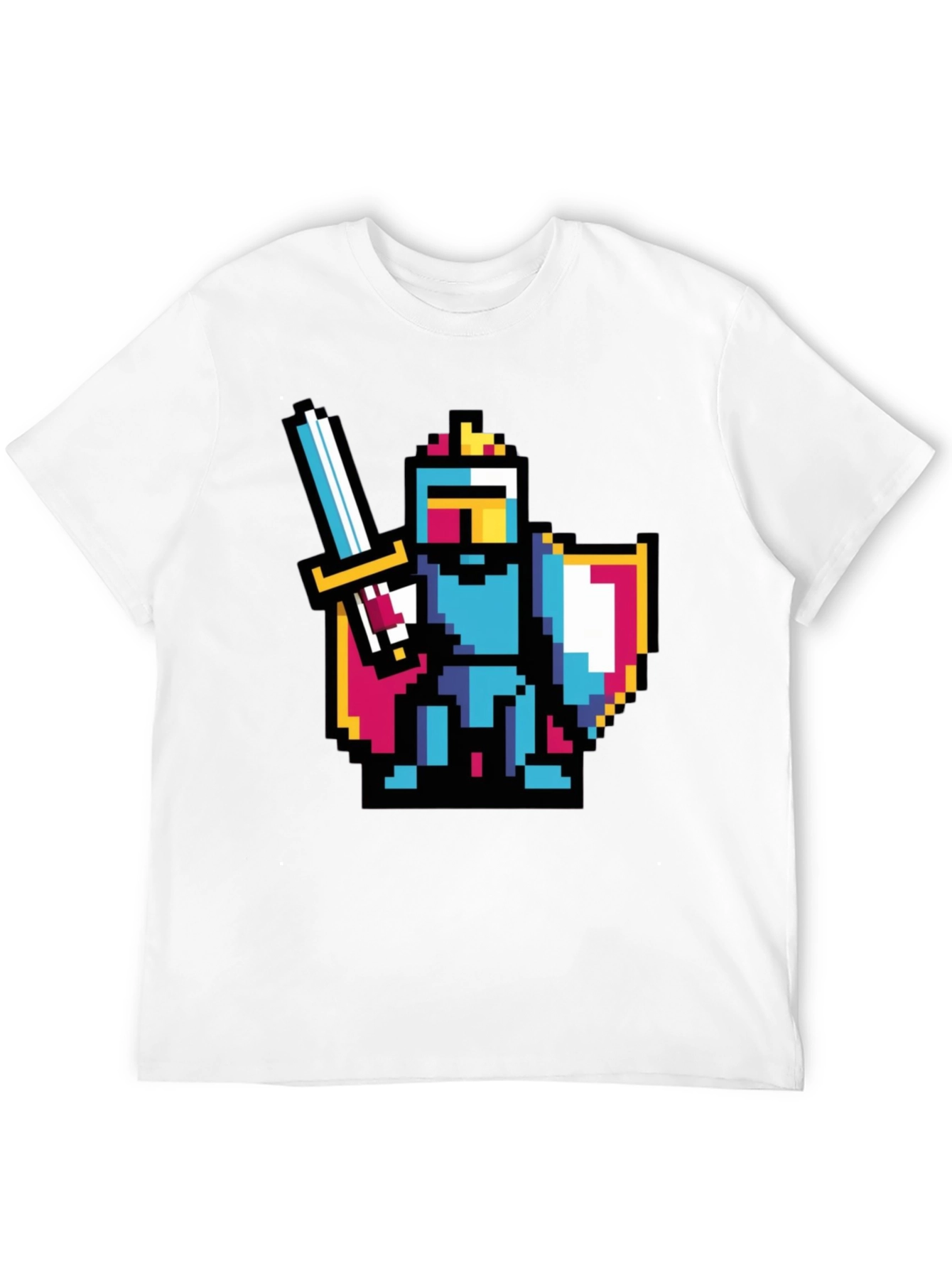 Pixel Knight Black T-Shirt