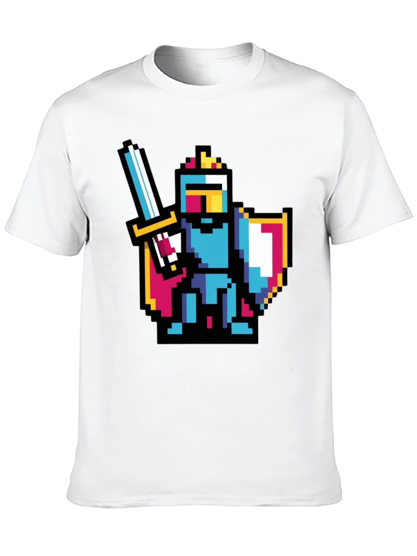 Pixel Knight Black T-Shirt