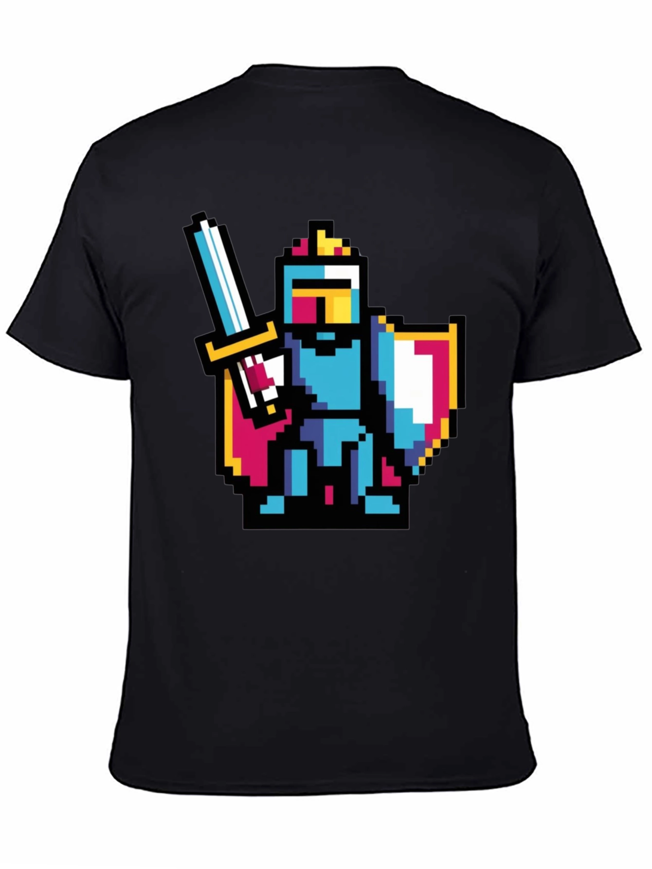 Pixel Knight Black T-Shirt