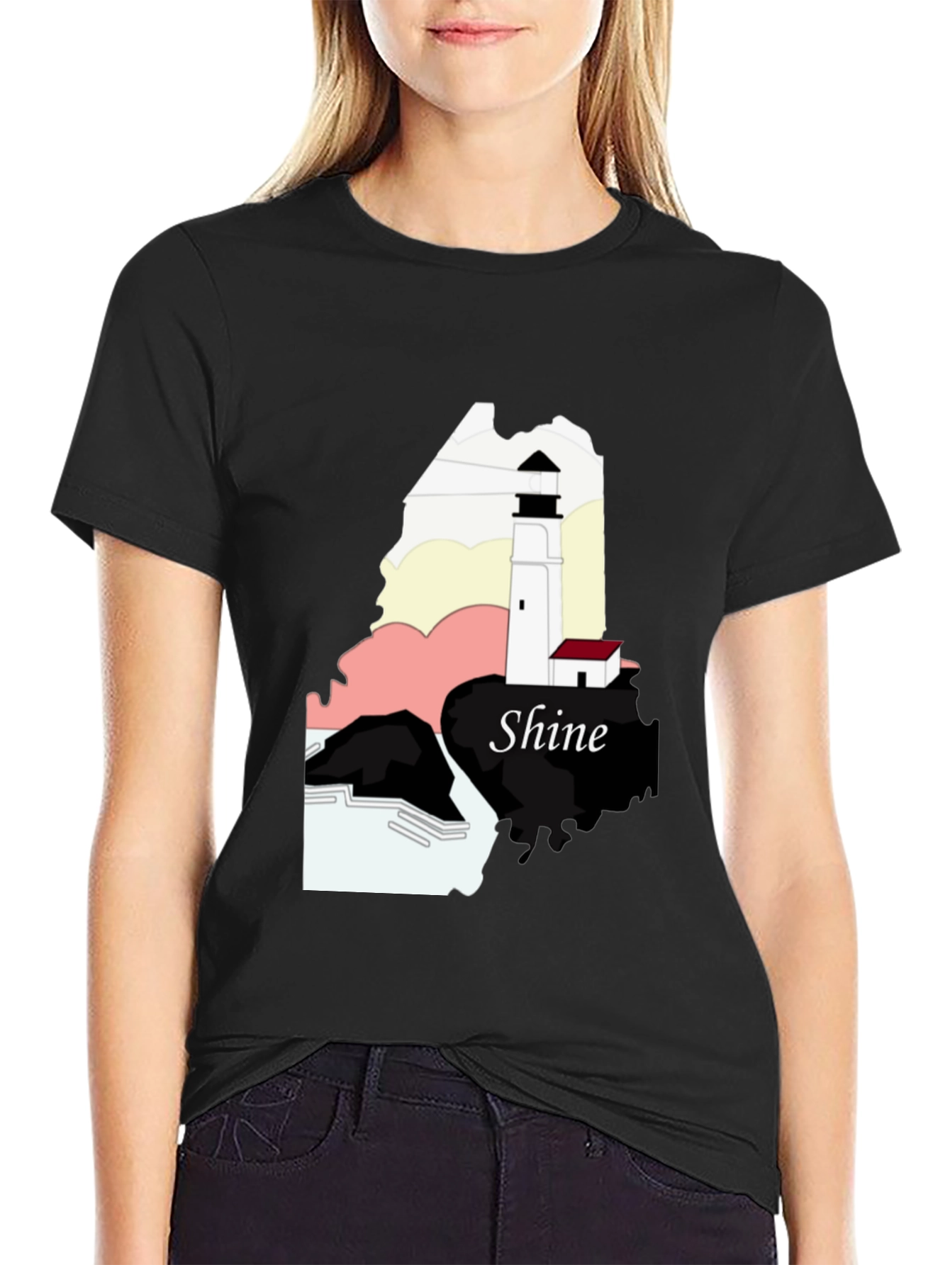Shine Lighthouse Graphic Tee
