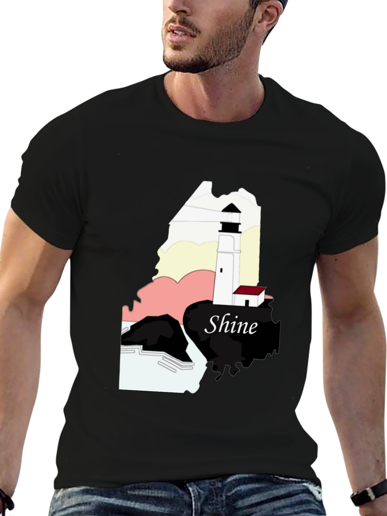 Shine Lighthouse Graphic Tee