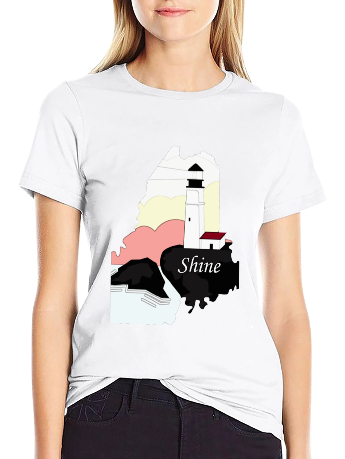 Shine Lighthouse Graphic Tee