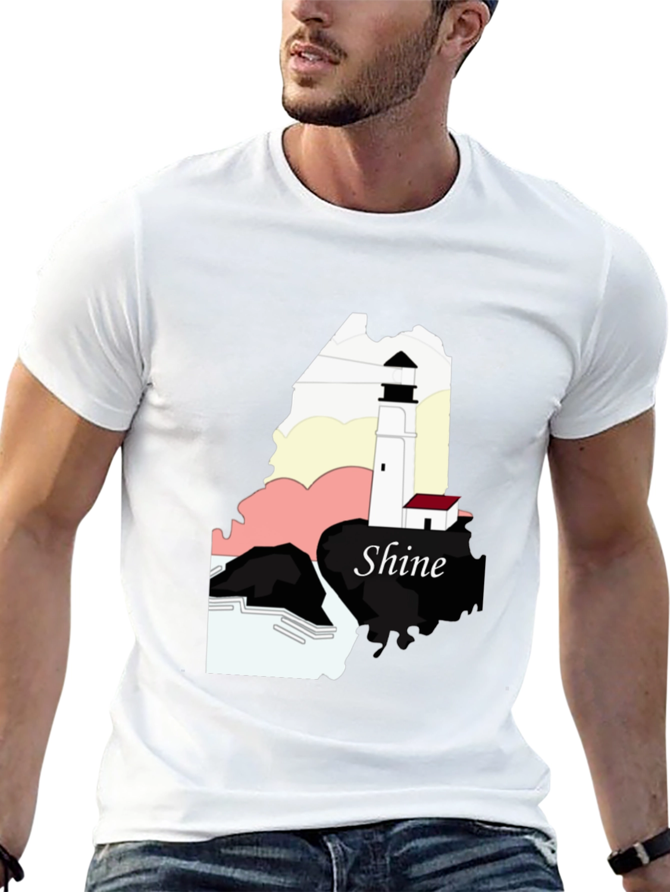 Shine Lighthouse Graphic Tee