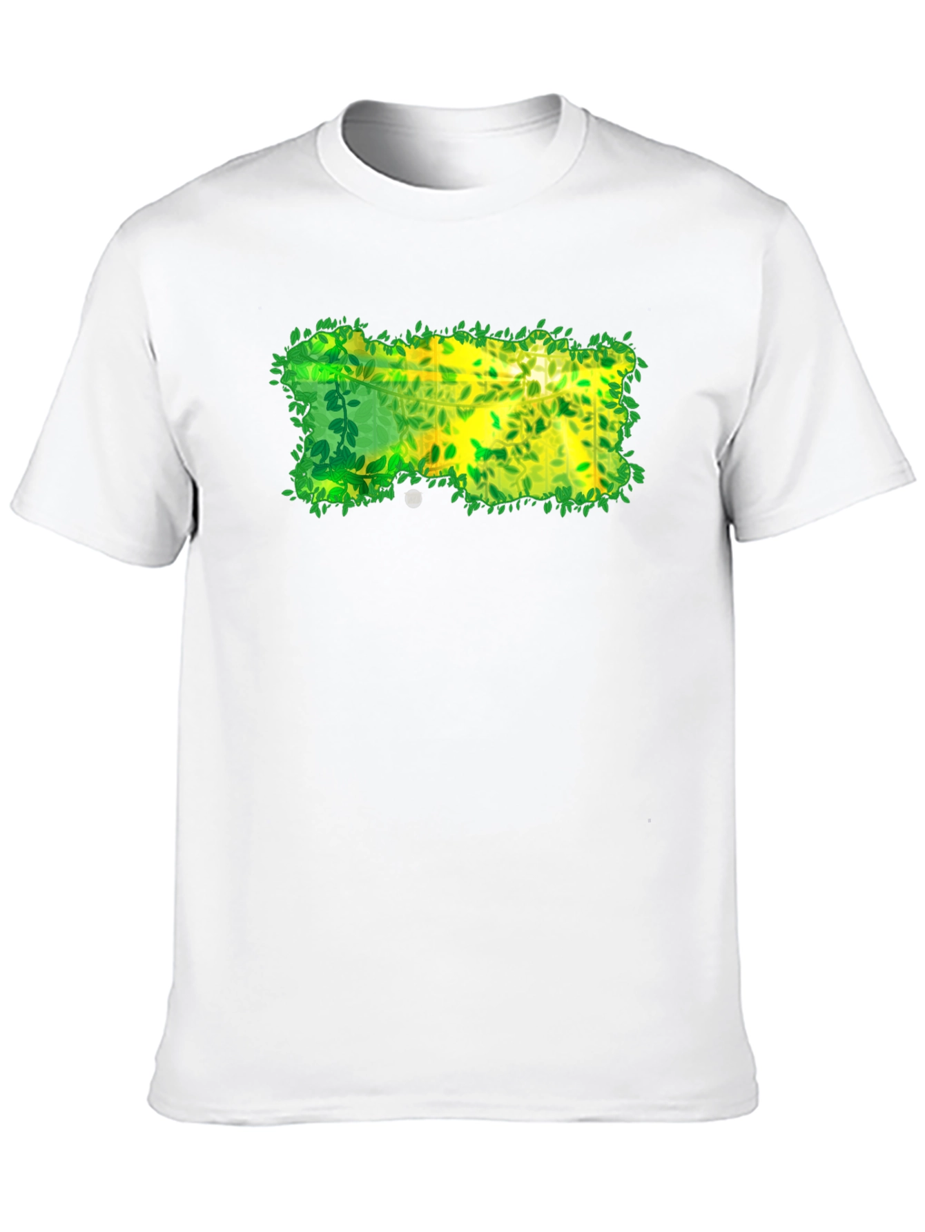 Nature-Inspired Graphic Black T-Shirt