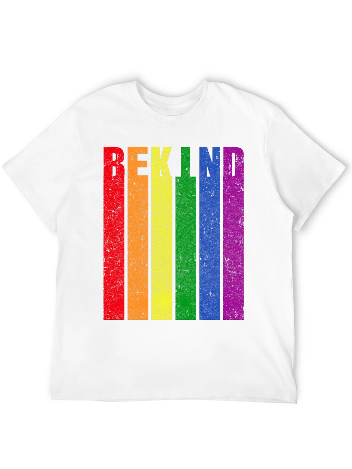 Be Kind LGBT Pride Rainbow Graphic T-Shirt