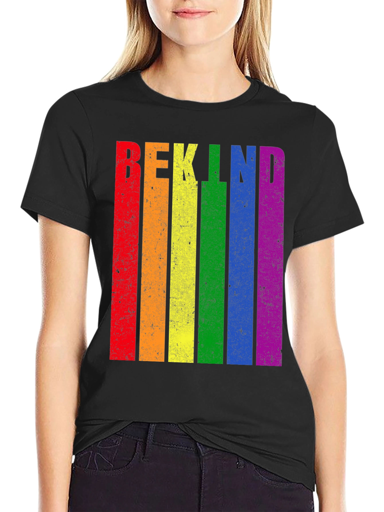Be Kind LGBT Pride Rainbow Graphic T-Shirt