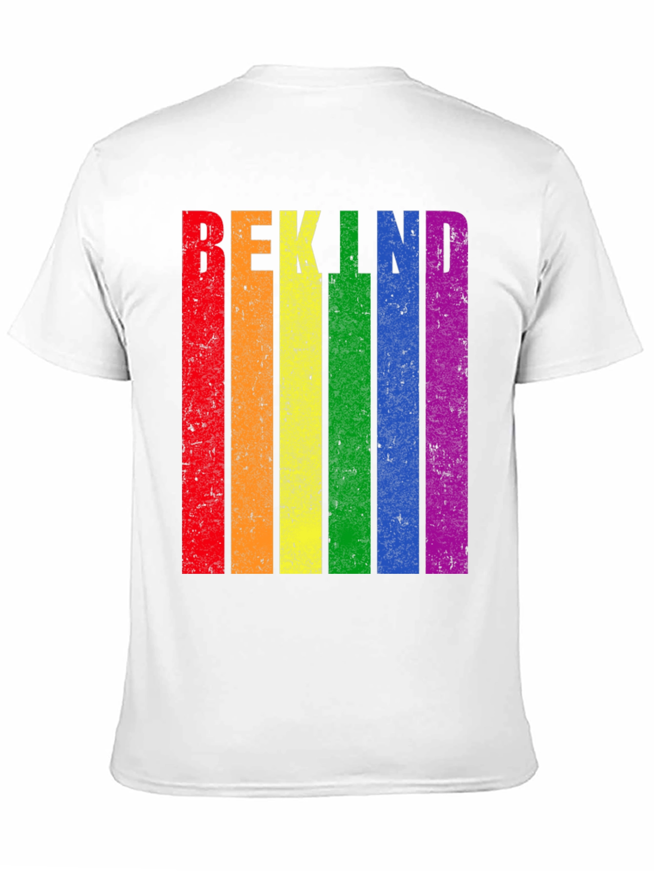 Be Kind LGBT Pride Rainbow Graphic T-Shirt